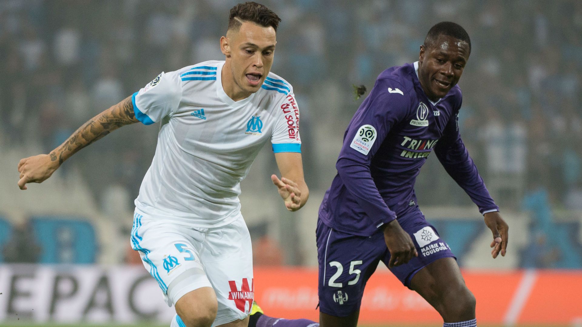 Lucas Ocampos Giannelli Imbula Marseille Toulouse Ligue 1 24092017