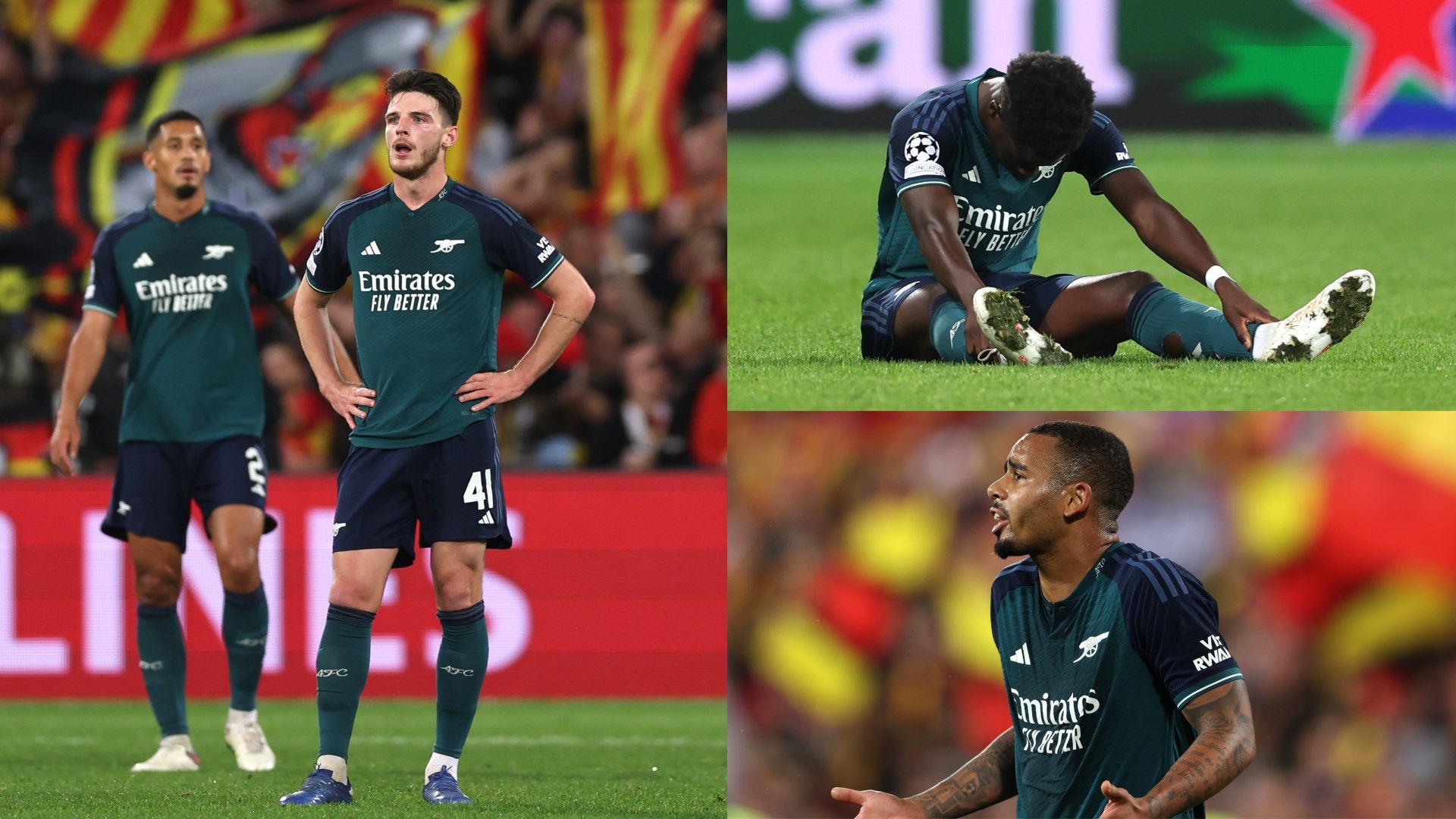 Arsenal player ratings vs Lens: No Bukayo Saka, no party for the Gunners as  star forward suffers injury while David Raya drops worst performance since  replacing Aaron Ramsdale | Goal.com