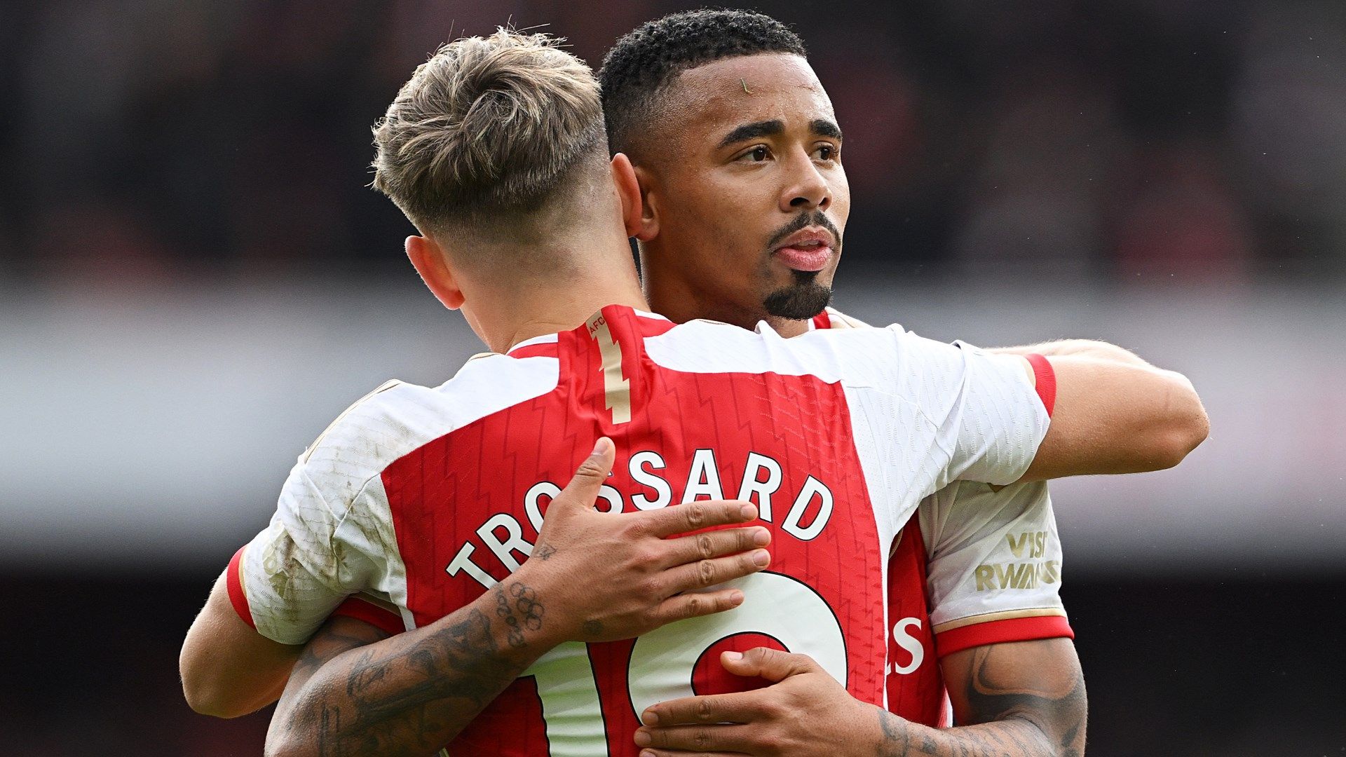 Leandro Trossard Gabriel Jesus Arsenal 2023-24