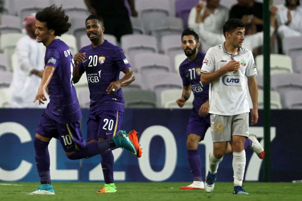 Al Ain vs Bunyodkor; Omar Abdulrahman