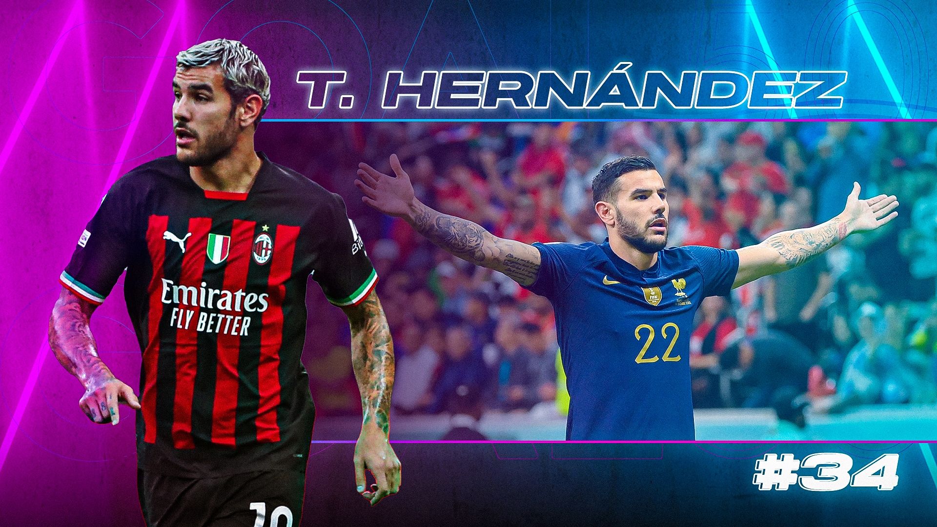 GOAL50 2022 Theo Hernandez GFX Ranking