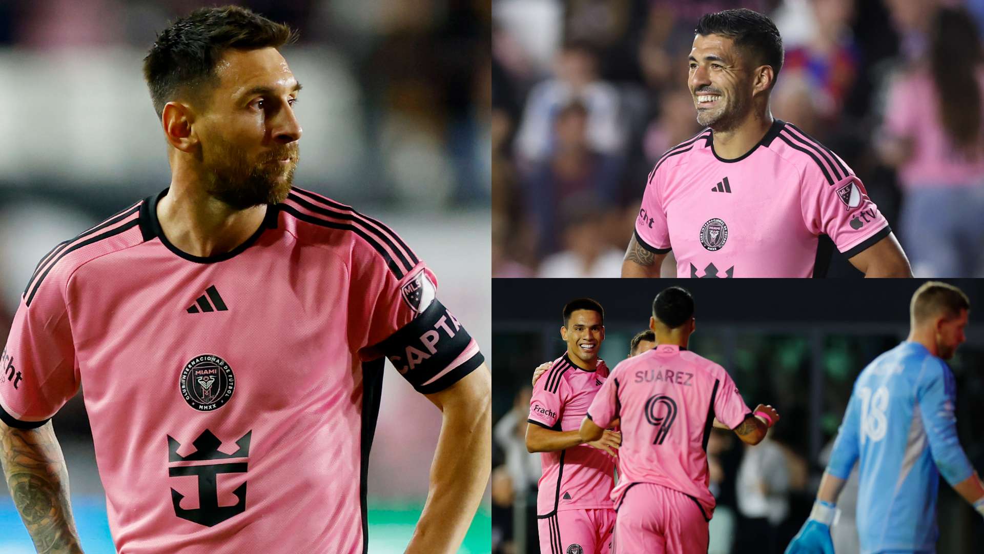 Lionel Messi Luis Suarez Diego Gomez Inter Miami 2024