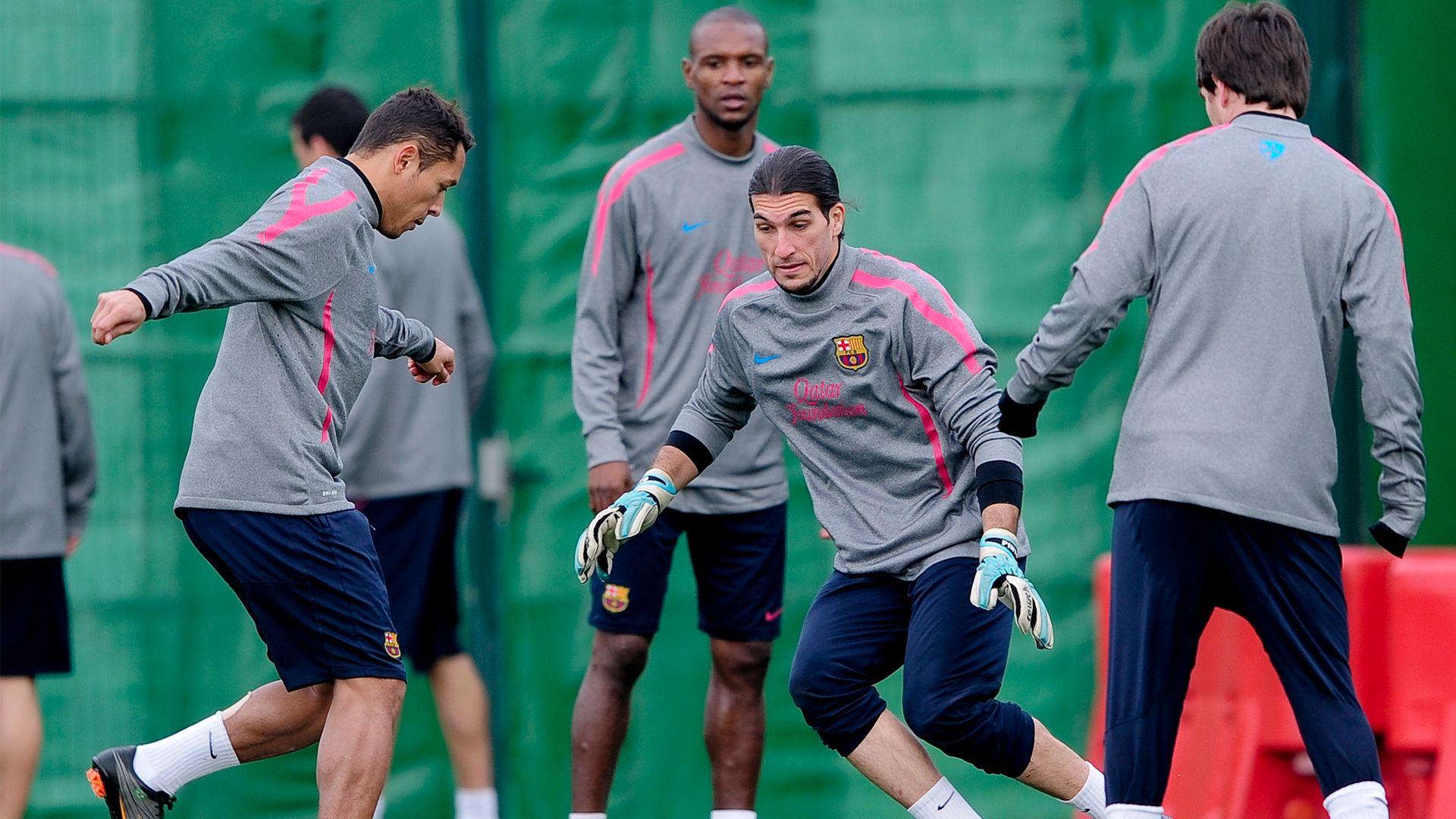 Barcelona grey training kit 