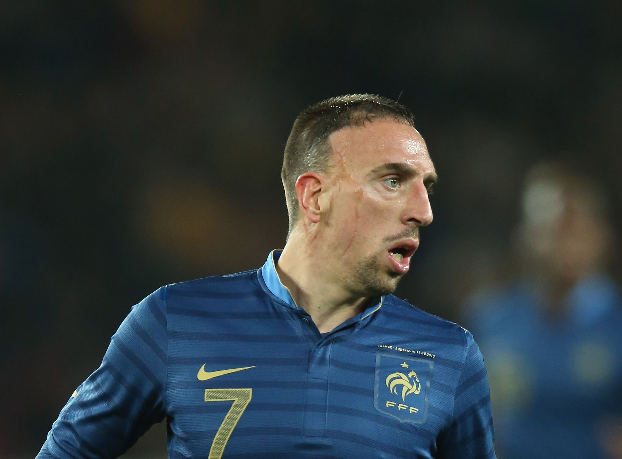 France forward Franck Ribery