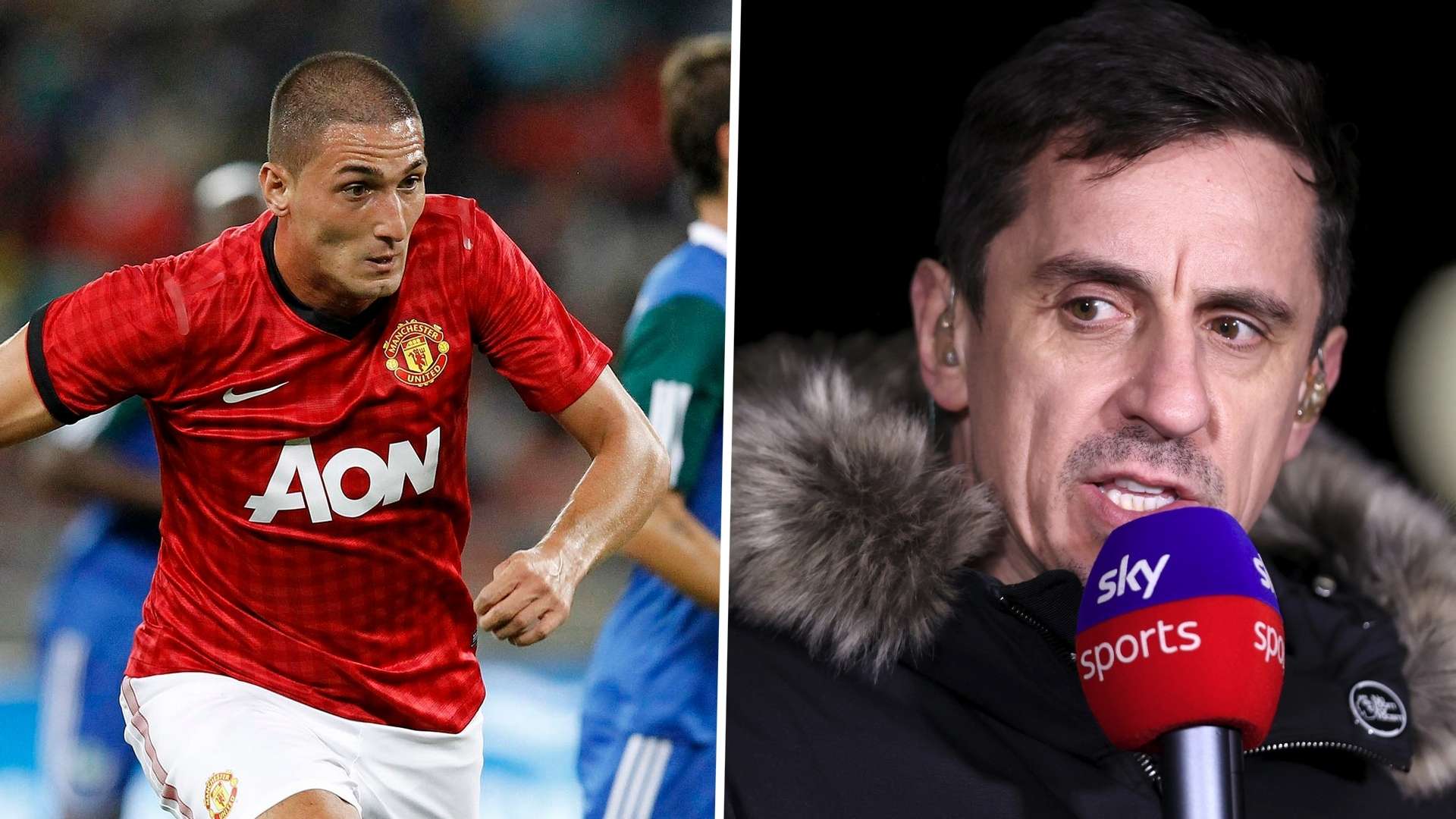Federico Macheda, Gary Neville