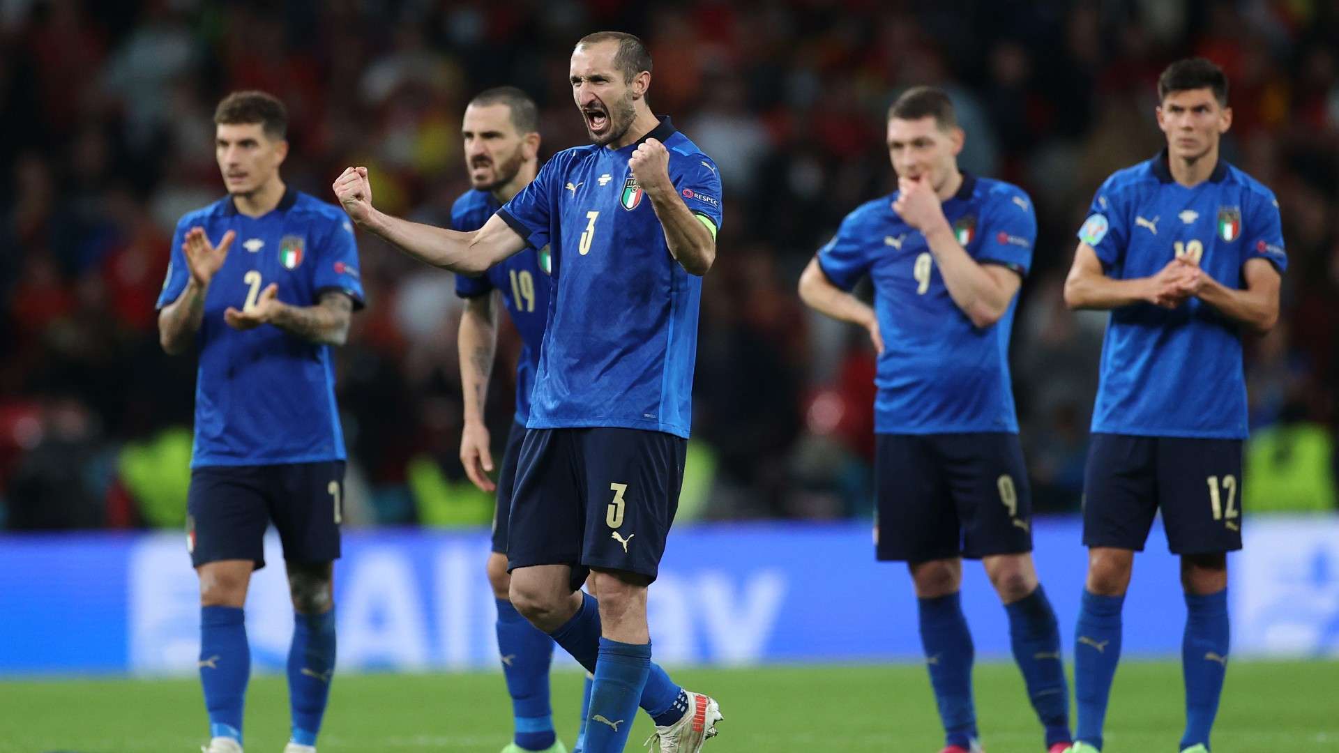 GIORGIO CHIELLINI ITALIEN ITALY SPAIN EM EURO