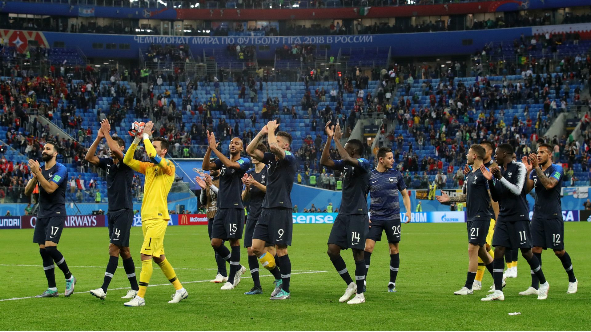 France squad Belgium World Cup 2018