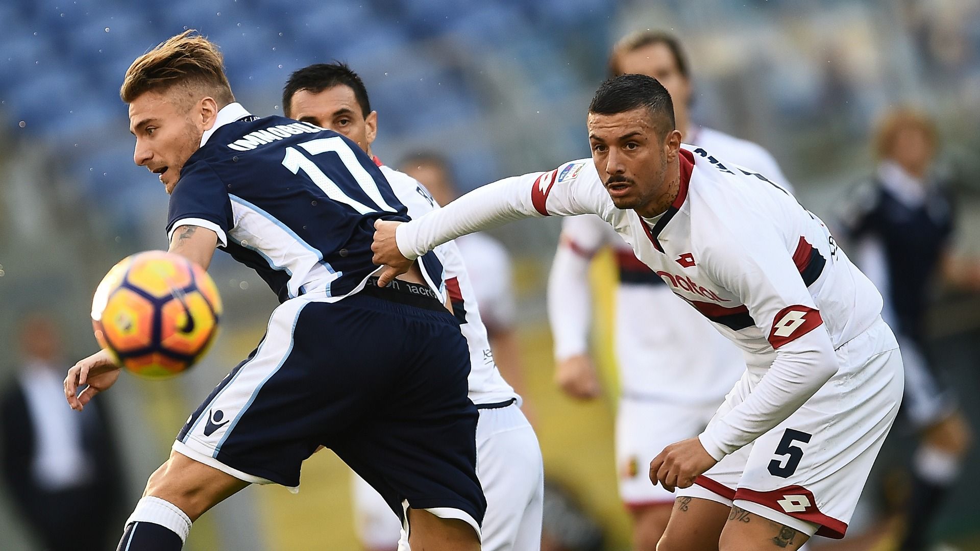 Ciro Immobile Armando Izzo Lazio Genoa Serie A