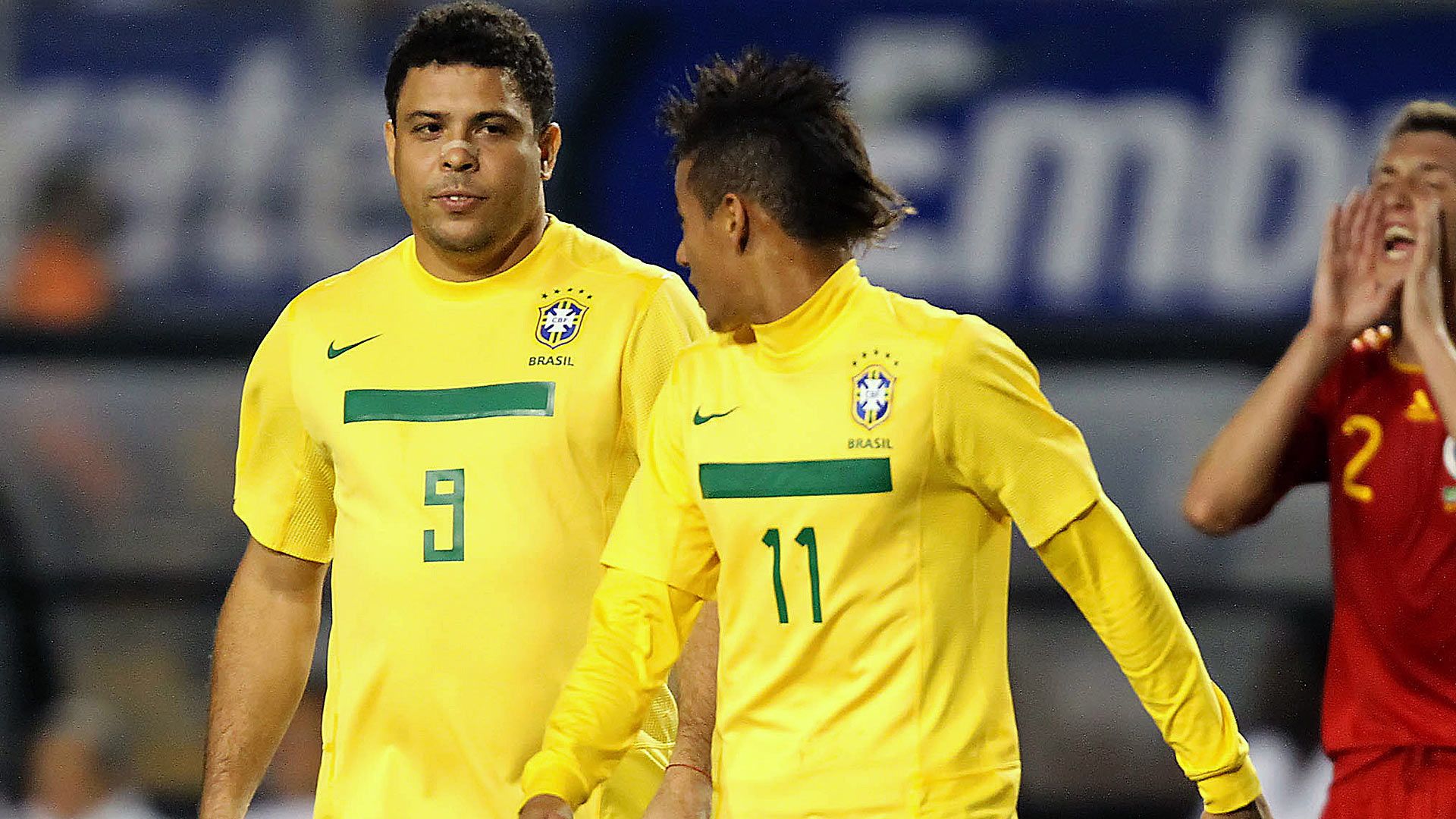 Ronaldo Neymar Brasilien Brazil Friendly 07062011