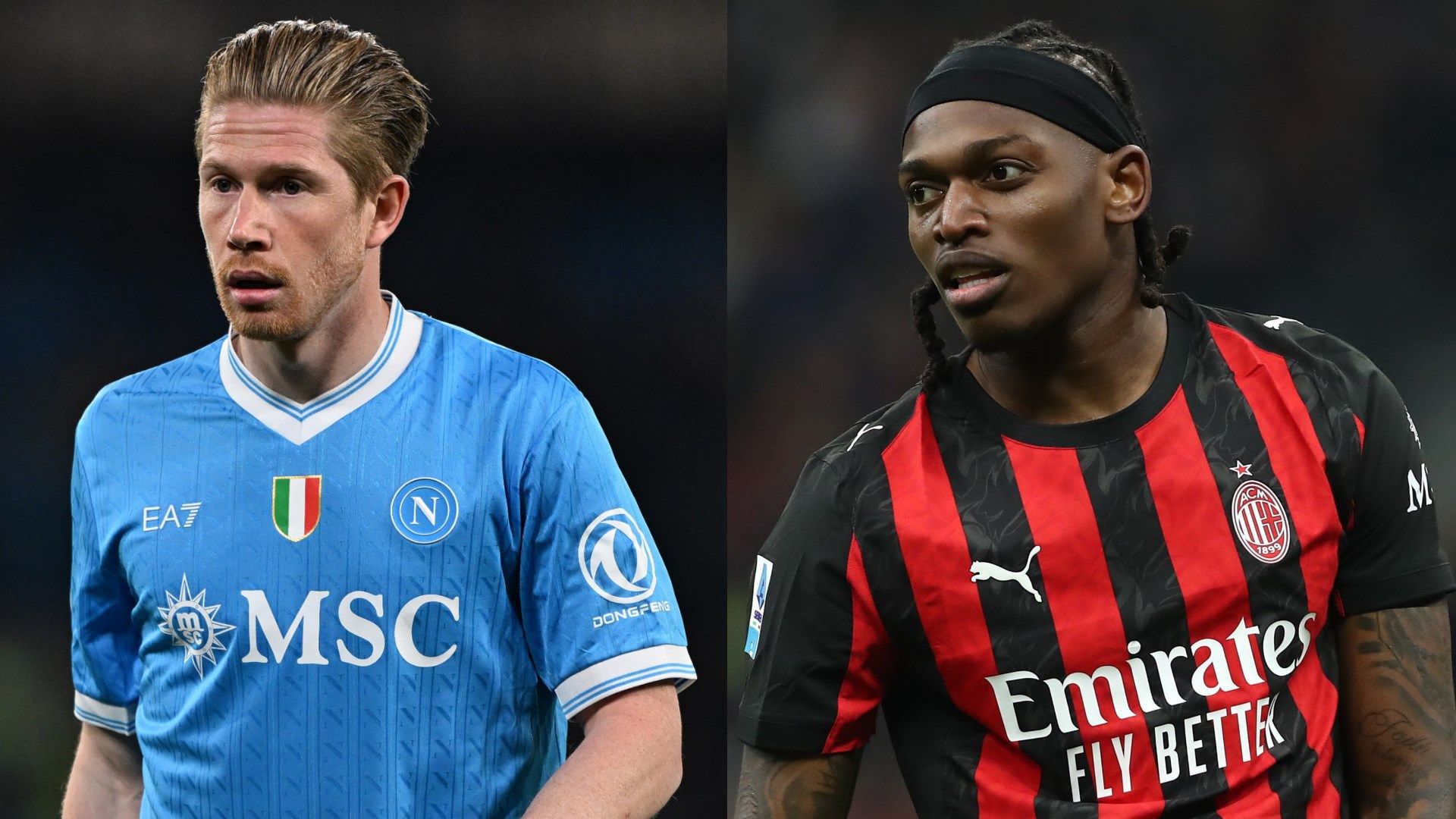 De Bruyne Leao Napoli Milan