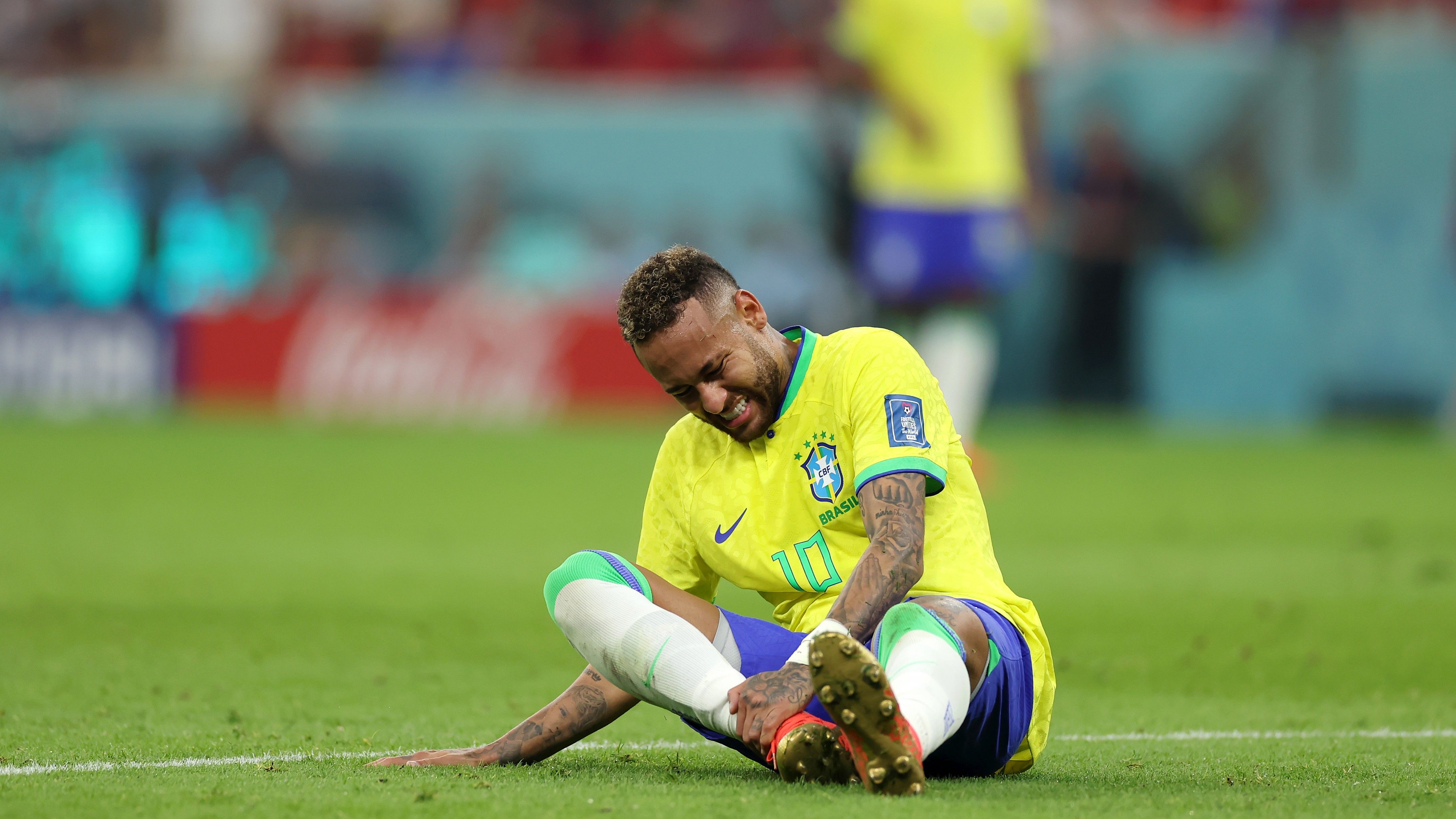 Neymar ankle World Cup 2022 header