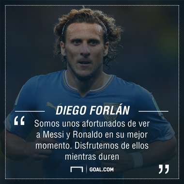 Forlan sobre Messi y CR