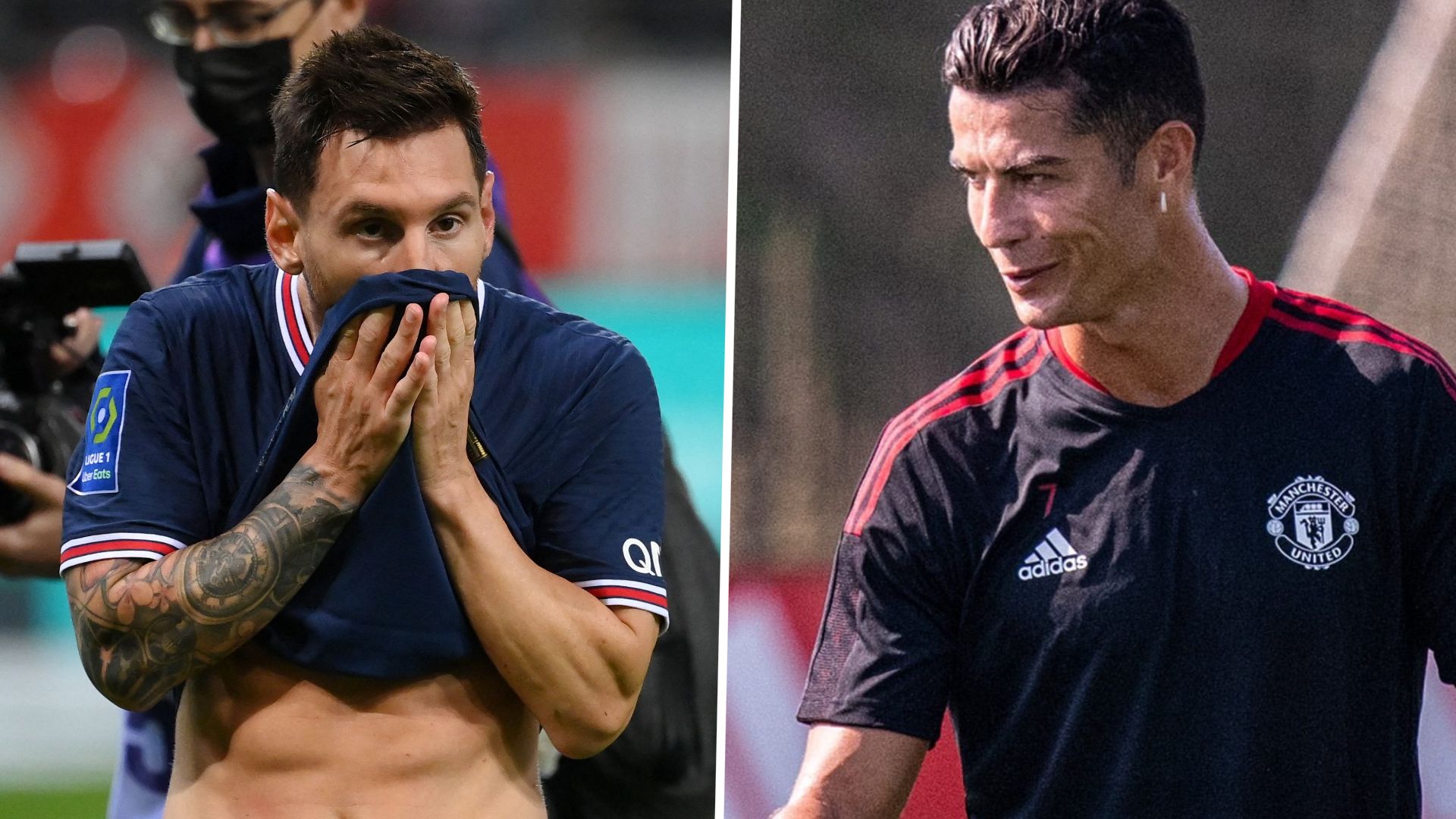 CRISTIANO RONALDO LIONEL MESSI GFX