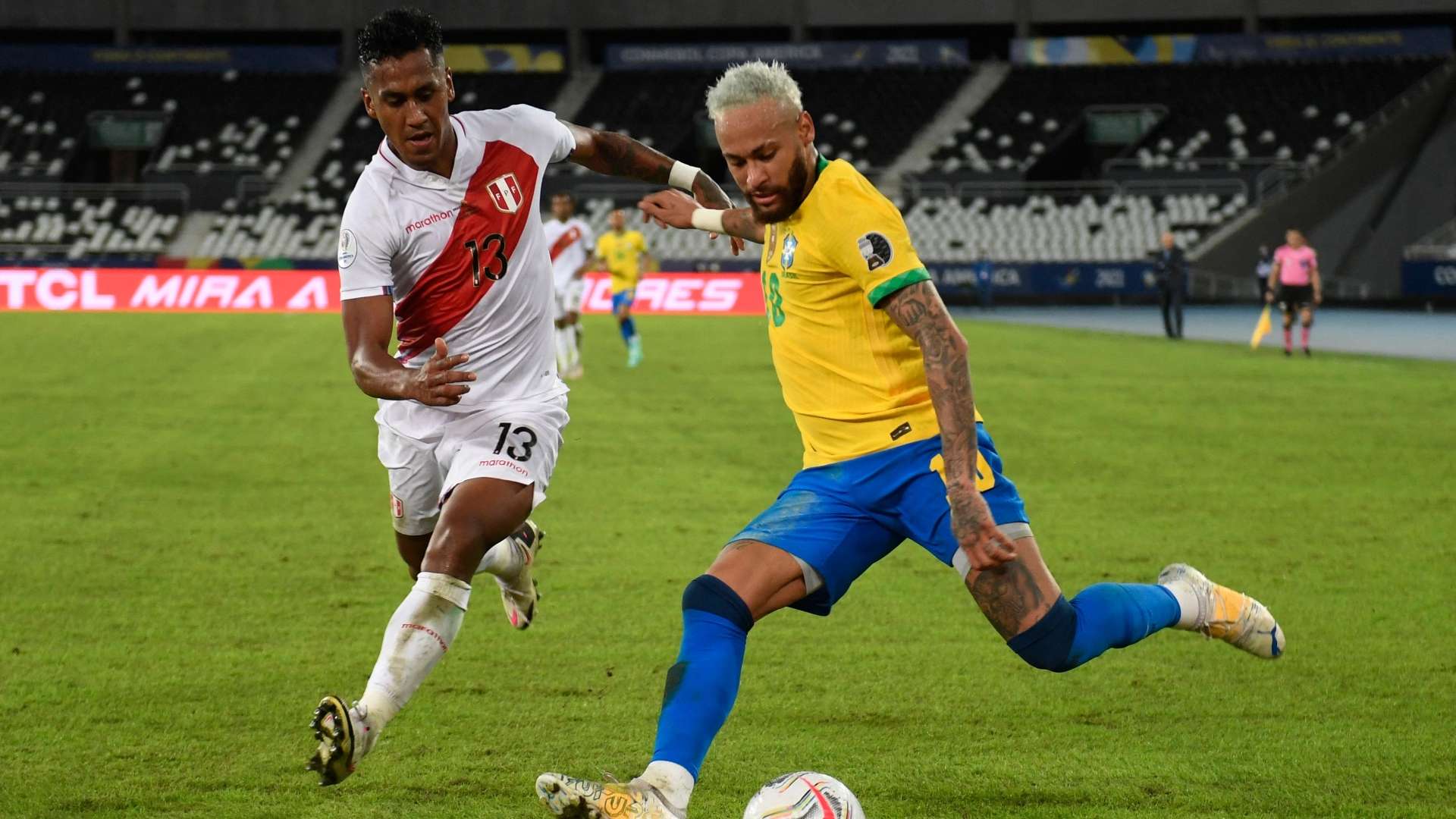 Neymar Brasil Perú Copa América 2021