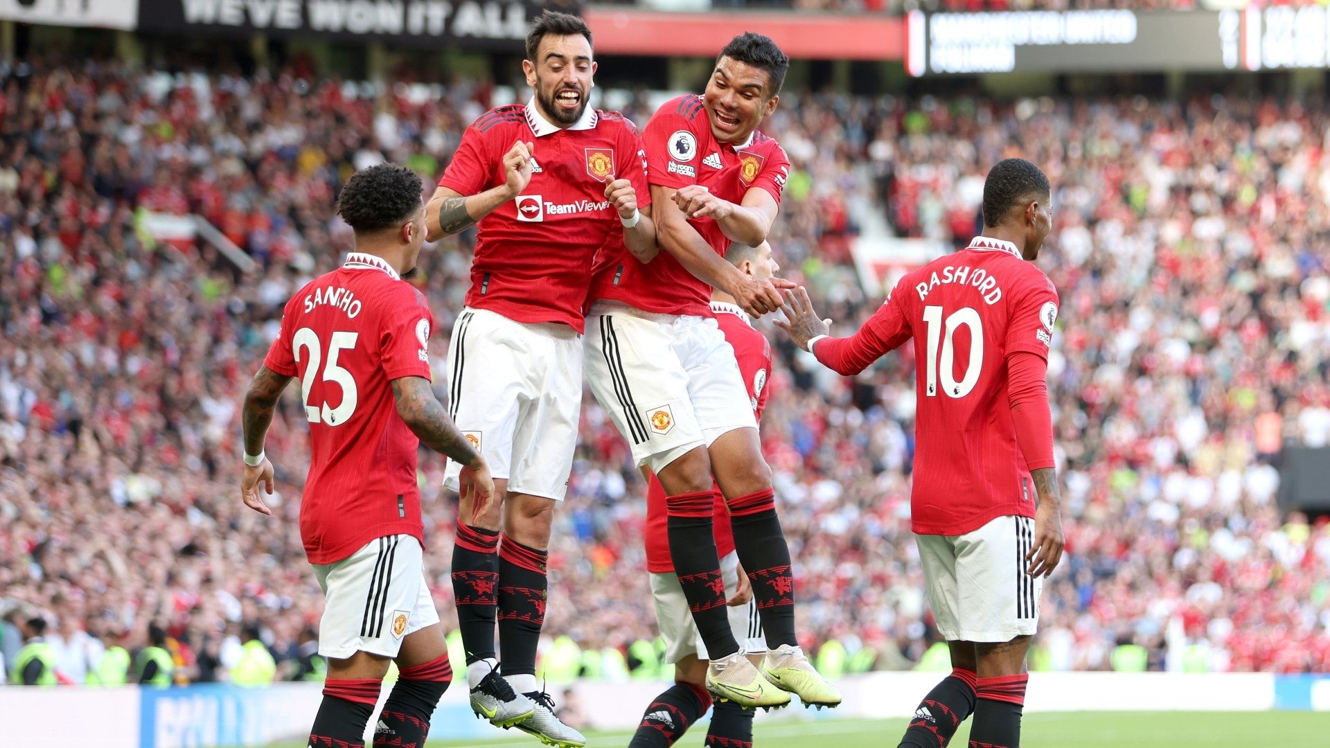 Casemiro Bruno Fernandes Manchester United 2022-23