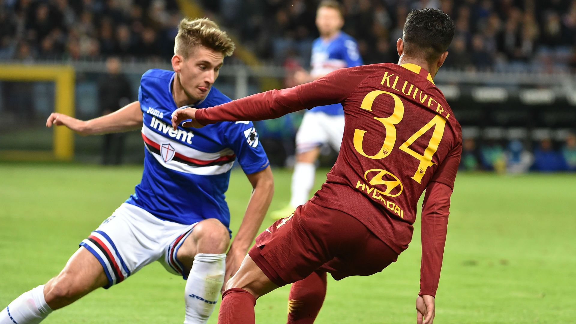Andersen Kluivert Sampdoria Roma Serie A
