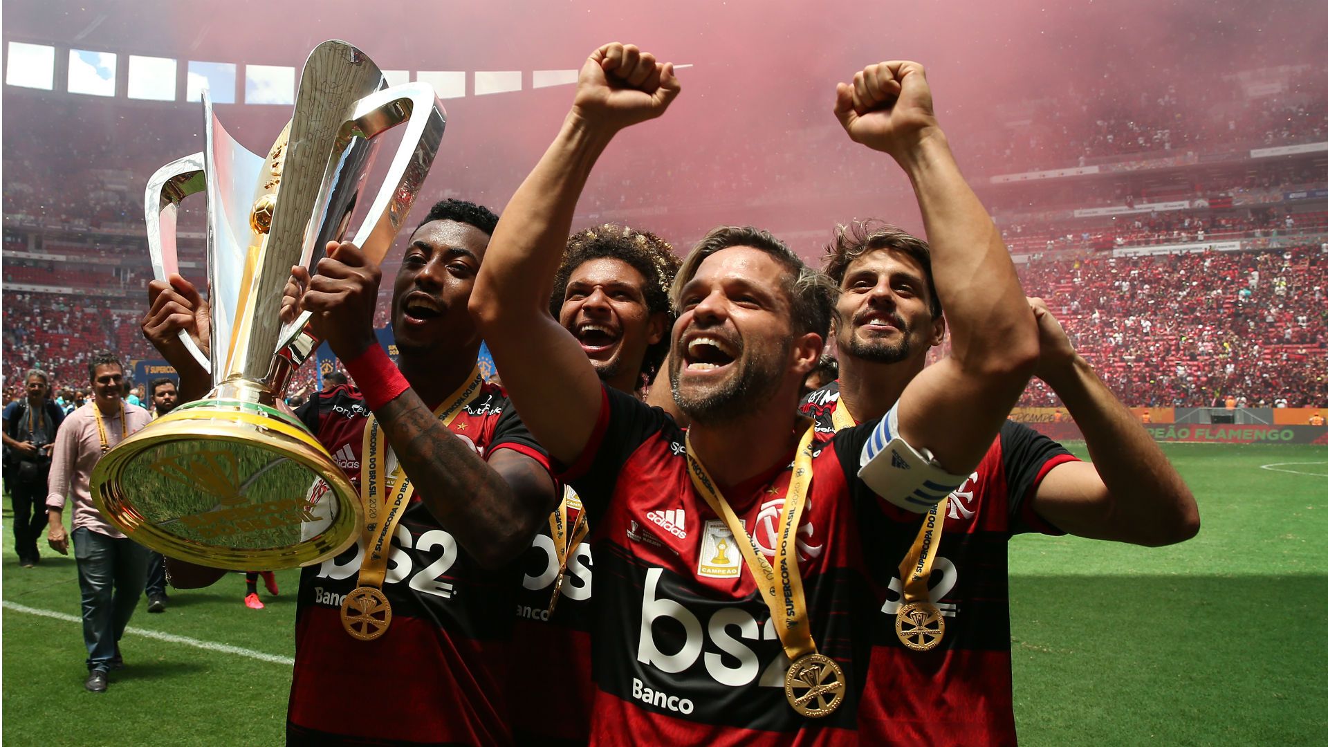 Diego Willian Arão Flamengo Athletico Supercopa do Brasil 16 02 2020