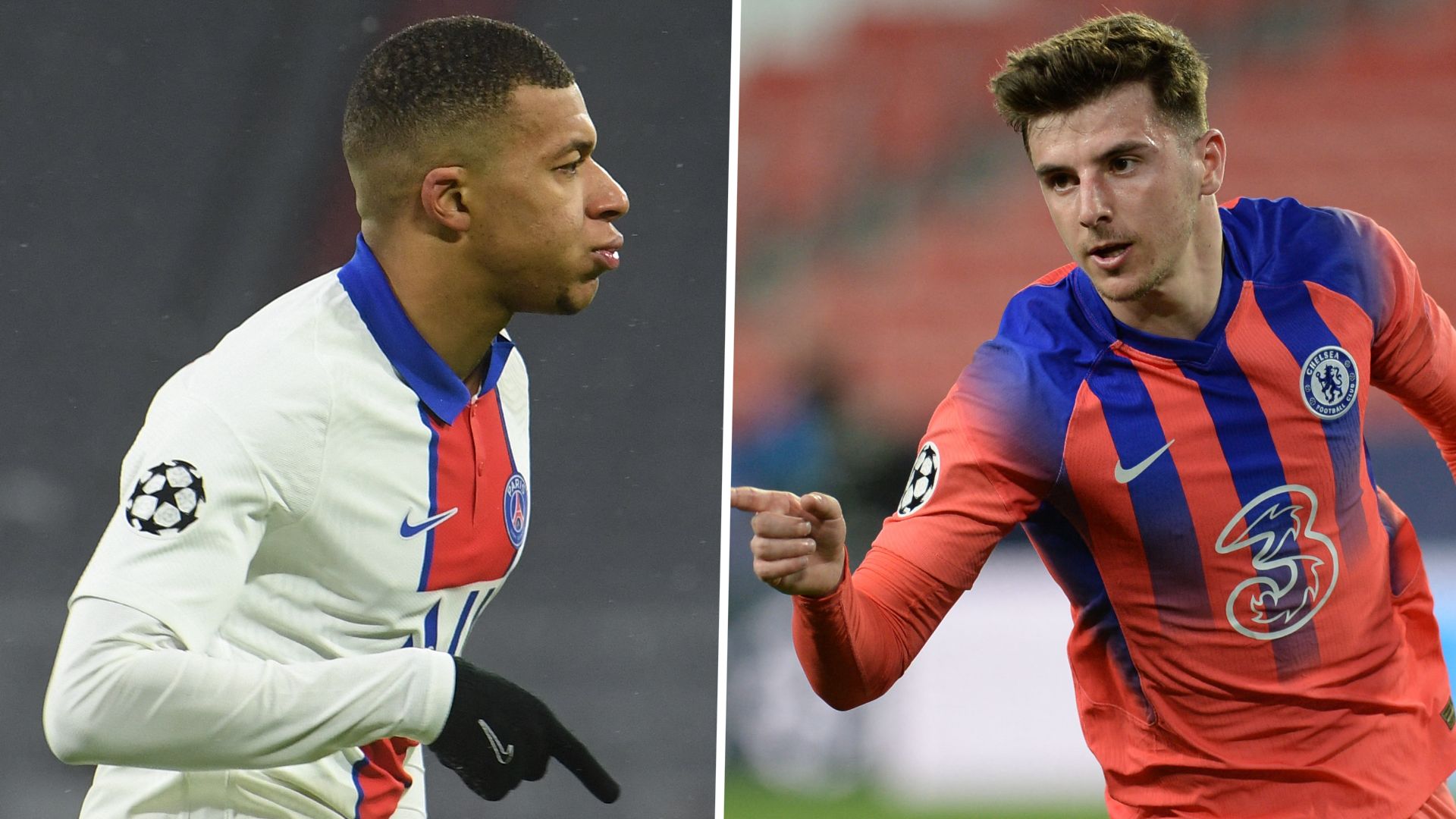 Kylian Mbappe Mason Mount GFX