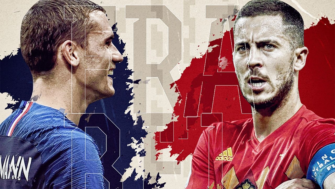 GFX France Belgium World Cup 2018