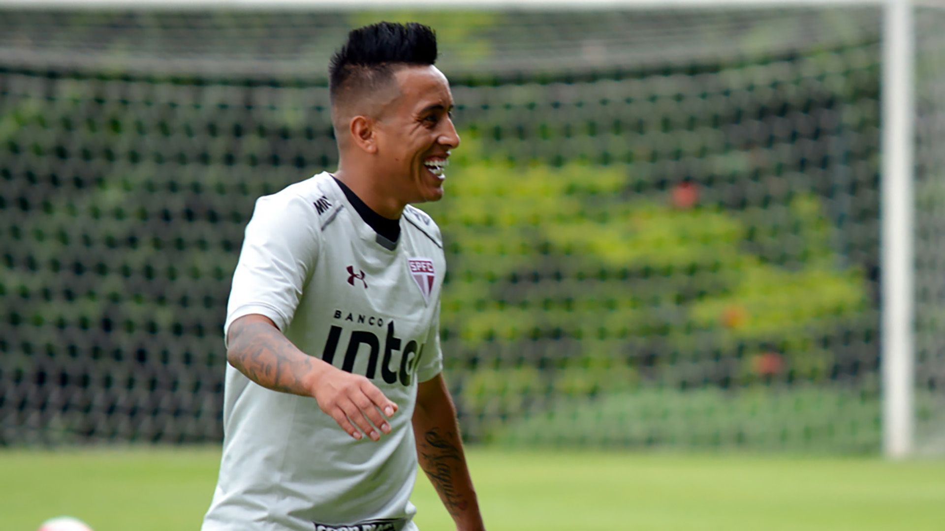 Christian Cueva Sao Paulo treino 12012018