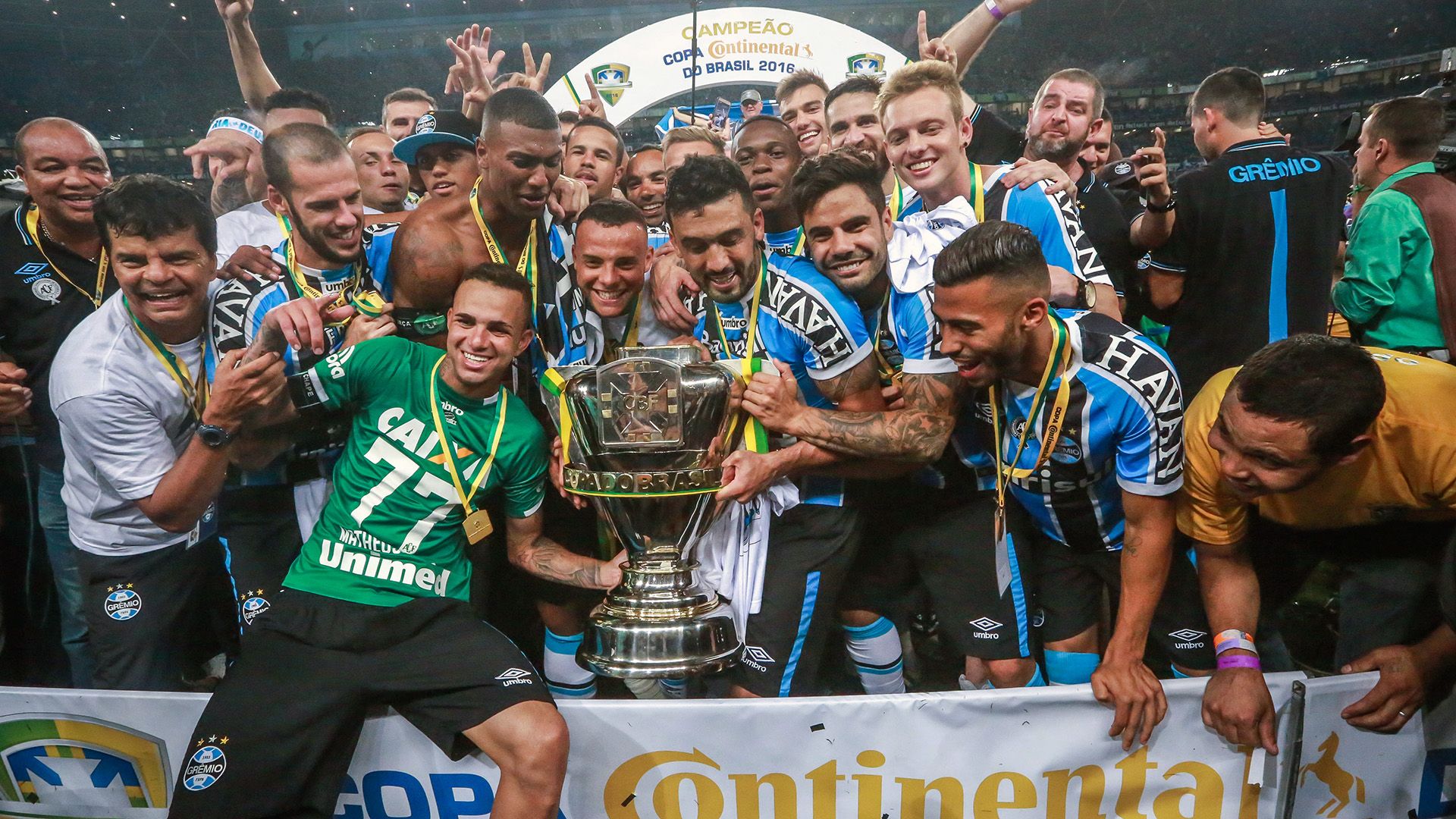 Luan Edilson campeão Grêmio Atlético-MG Copa do Brasil 07122016