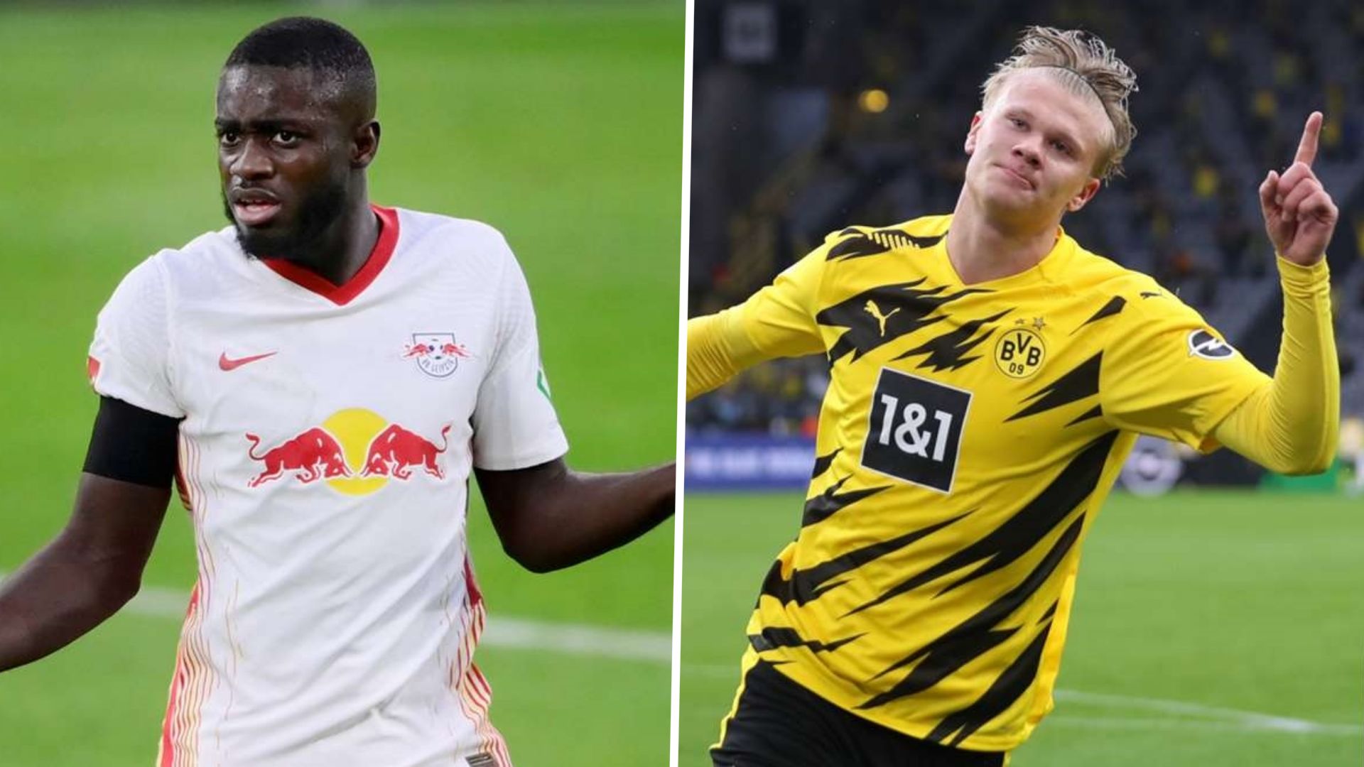 Upamecano Haaland GFX