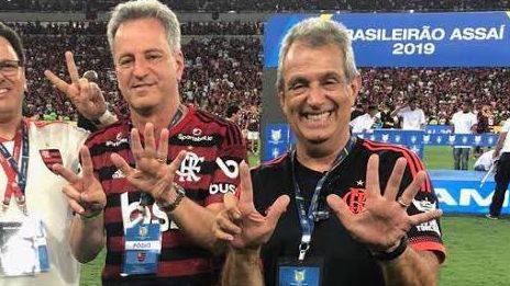 Rodrigo Dunshee, Rodolfo Landim e Luiz Eduardo Baptista, o Bap