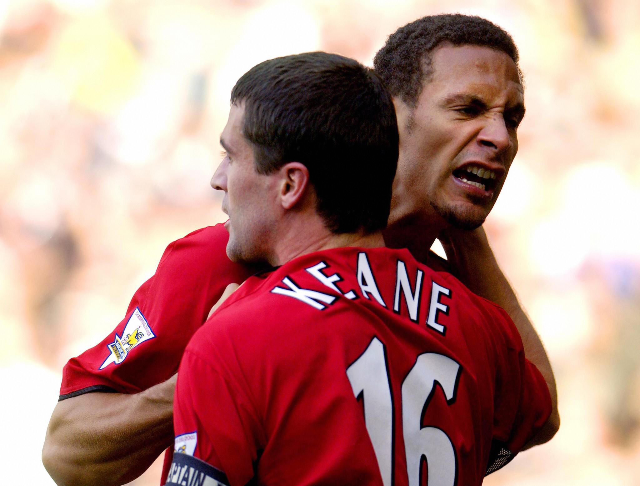 Rio Ferdinand Roy Keane Manchester United