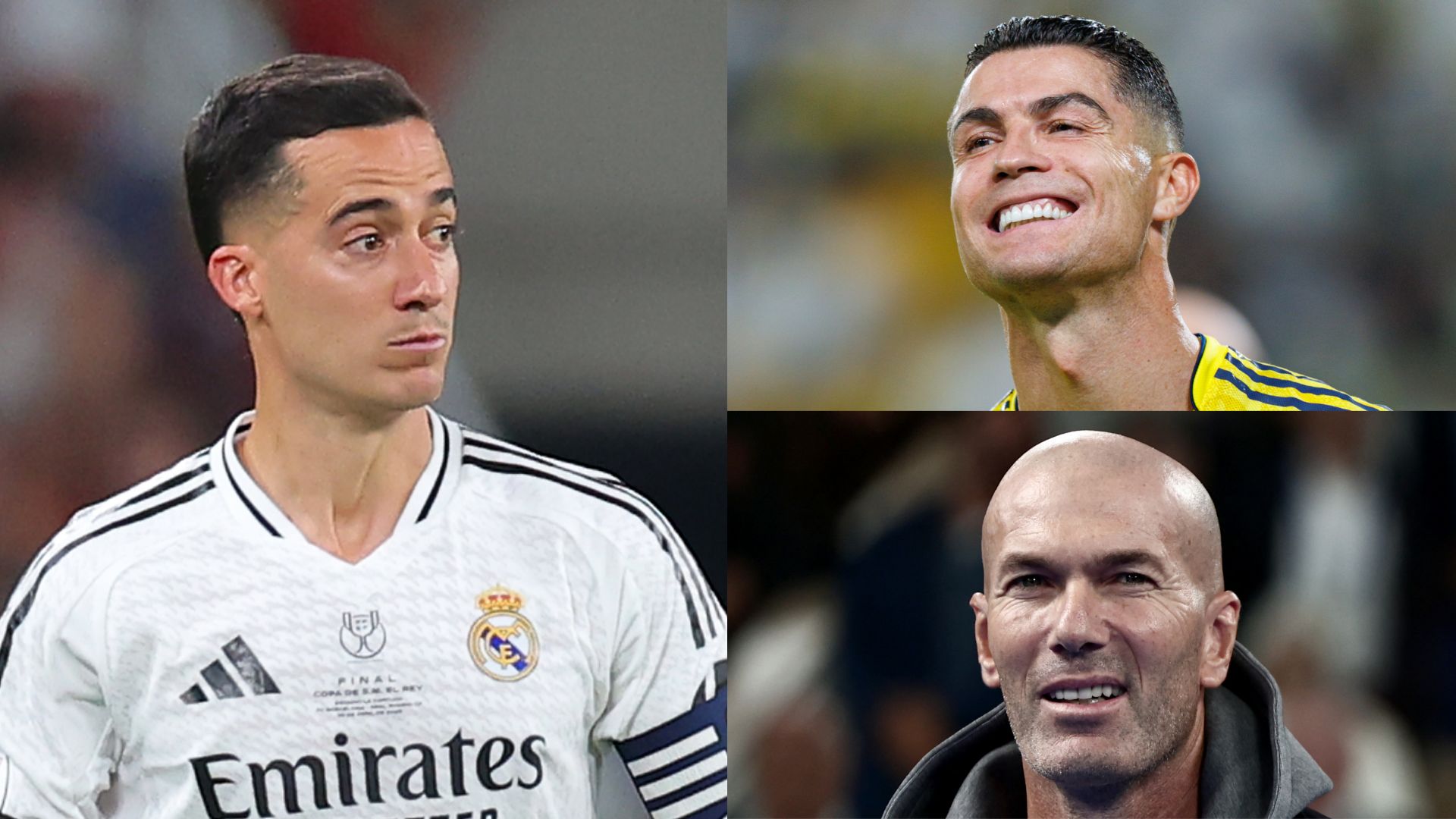 GFX Lucas Vazquez Cristiano Ronaldo Zinedine Zidane