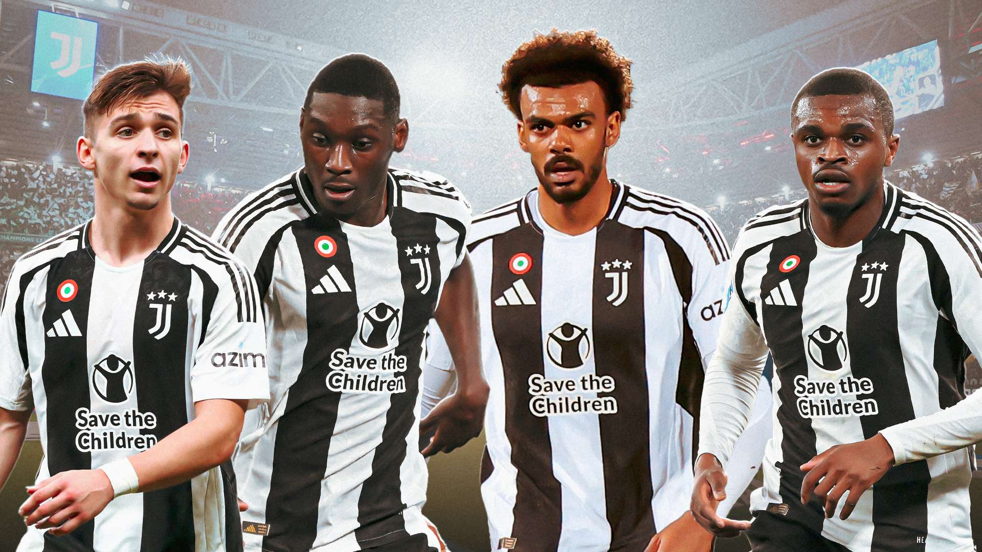 Kalulu Veiga Conceicao Kolo Muani Juventus HD