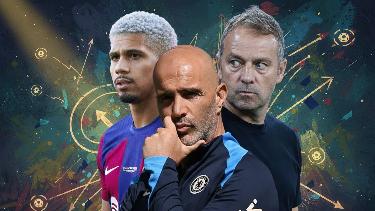 Ronald Araujo Hansi Flick Enzo Maresca Chelsea Barcelona GFX GOAL ONLY