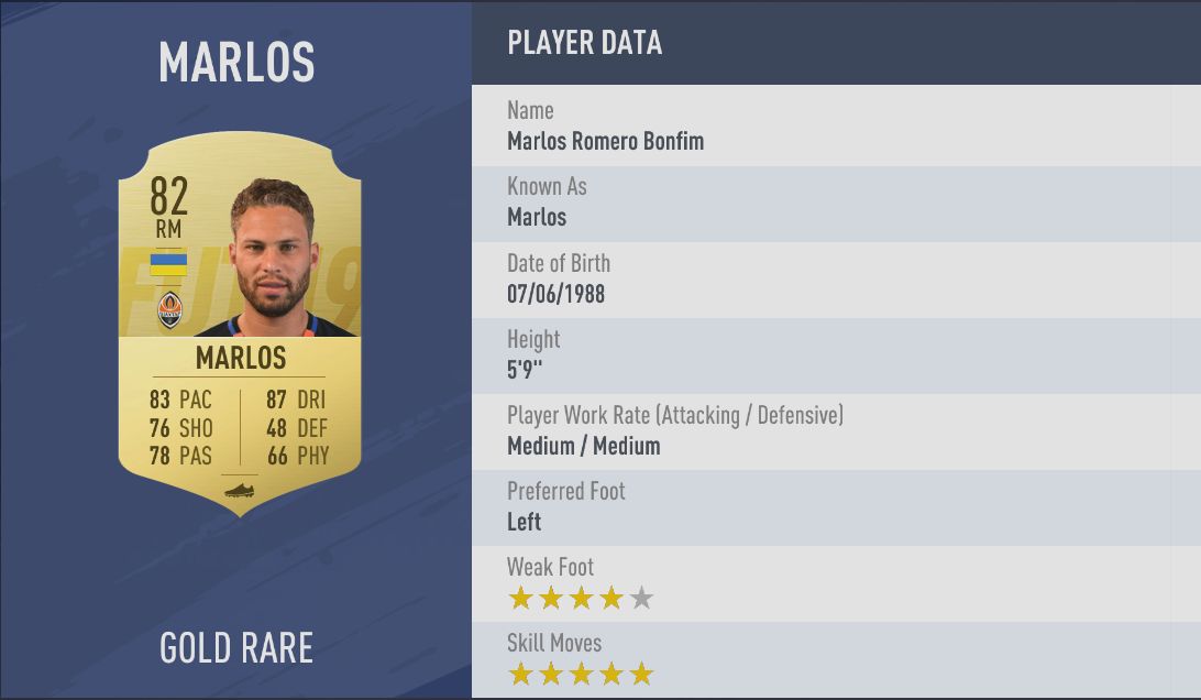 Marlos | FIFA 19