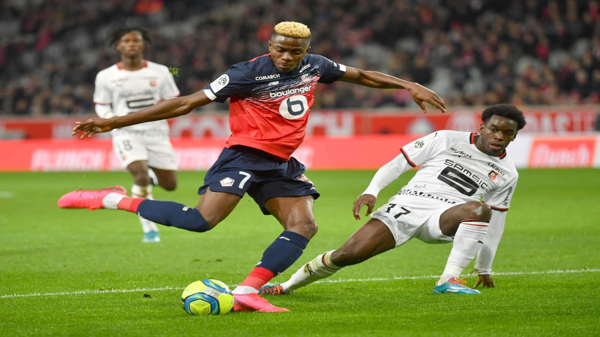 Victor Osimhen Raphinha Lille Renens Ligue 1 04022020