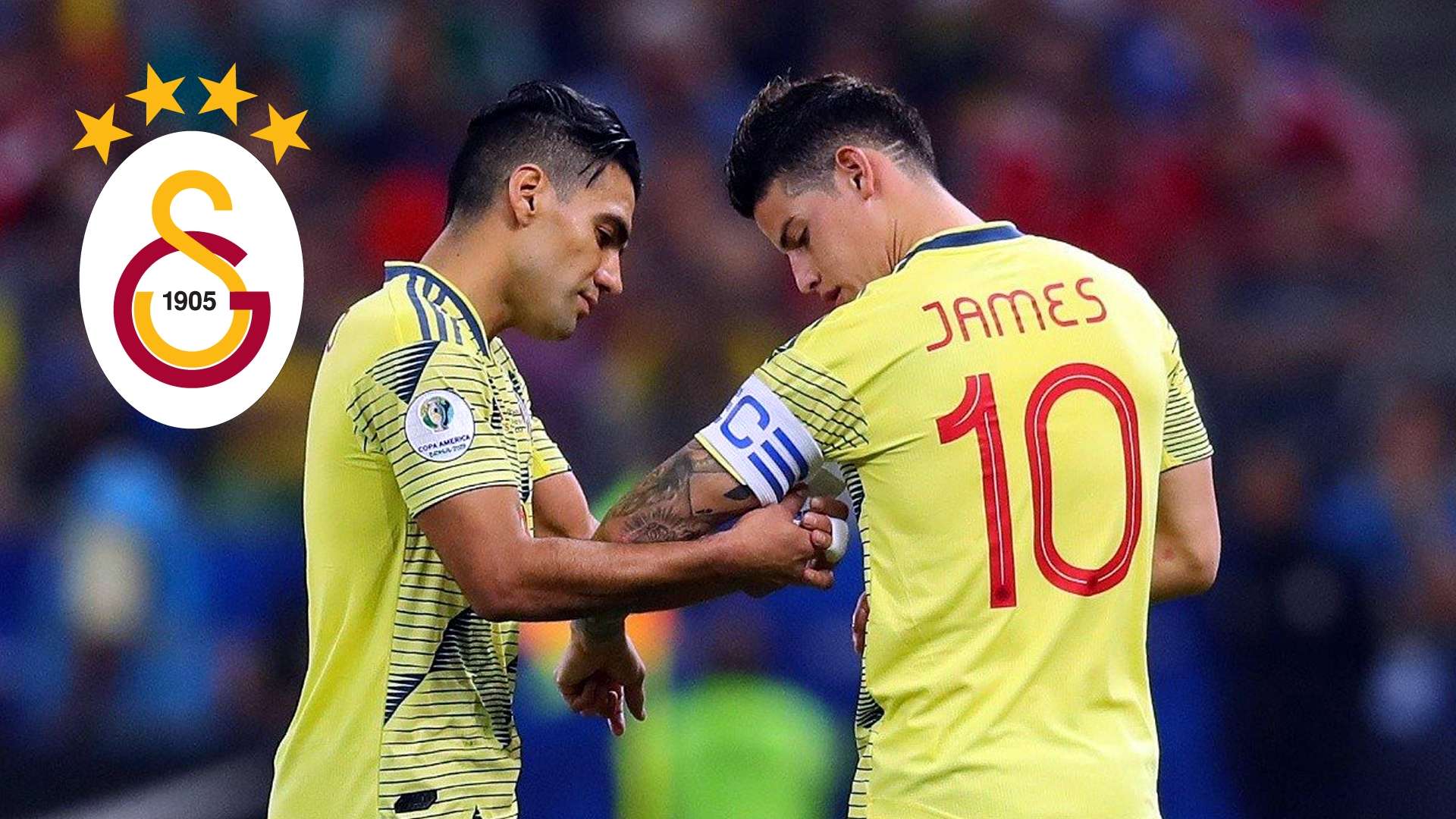 Radamel Falcao García James Rodríguez Galatasaray