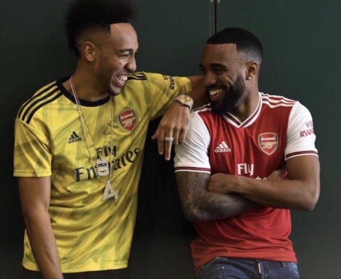 Arsenal new 2019/20 jerseys Aubameyang Lacazette