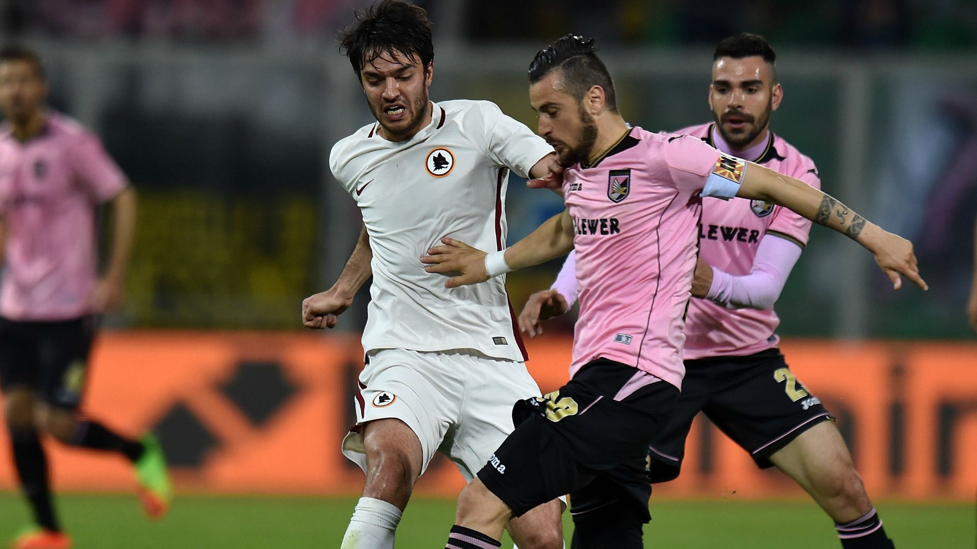 Clement Grenier Palermo Roma Serie A 12032017