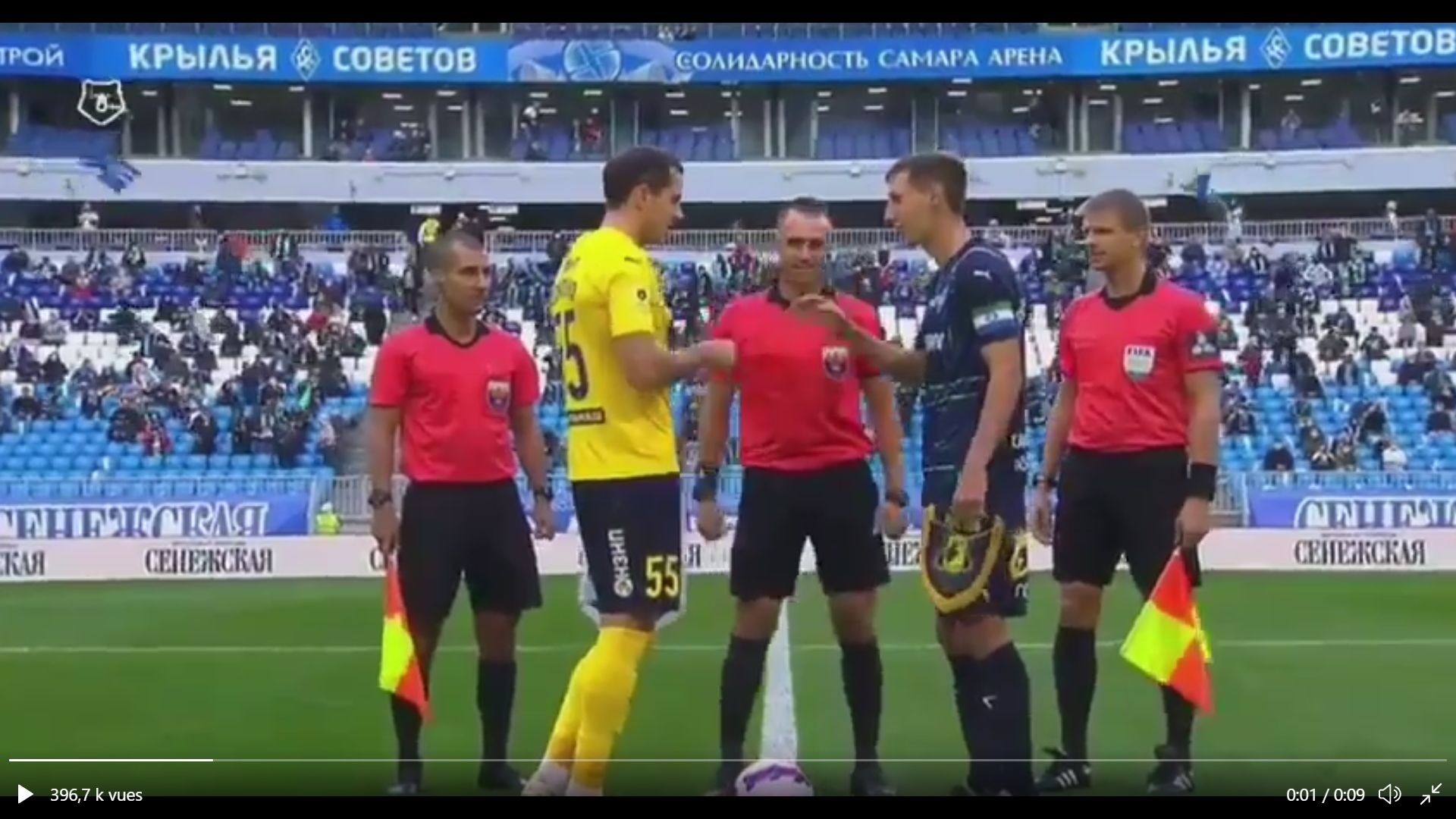 Capture d'écran chifumi Russie