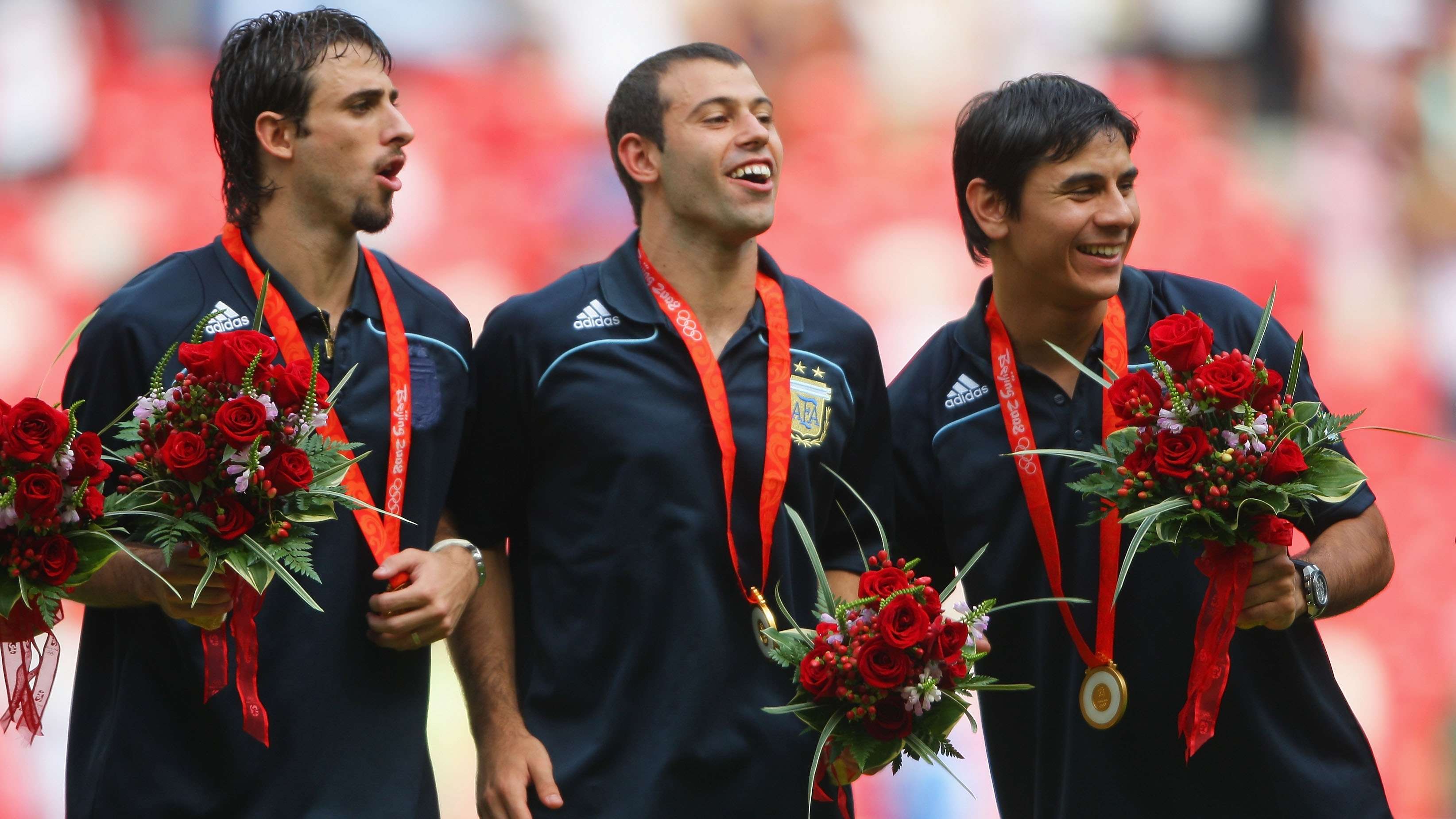 Nicolas Pareja Javier Mascherano Oscar Ustari Argentina Medalla Dorada Beijing 2008
