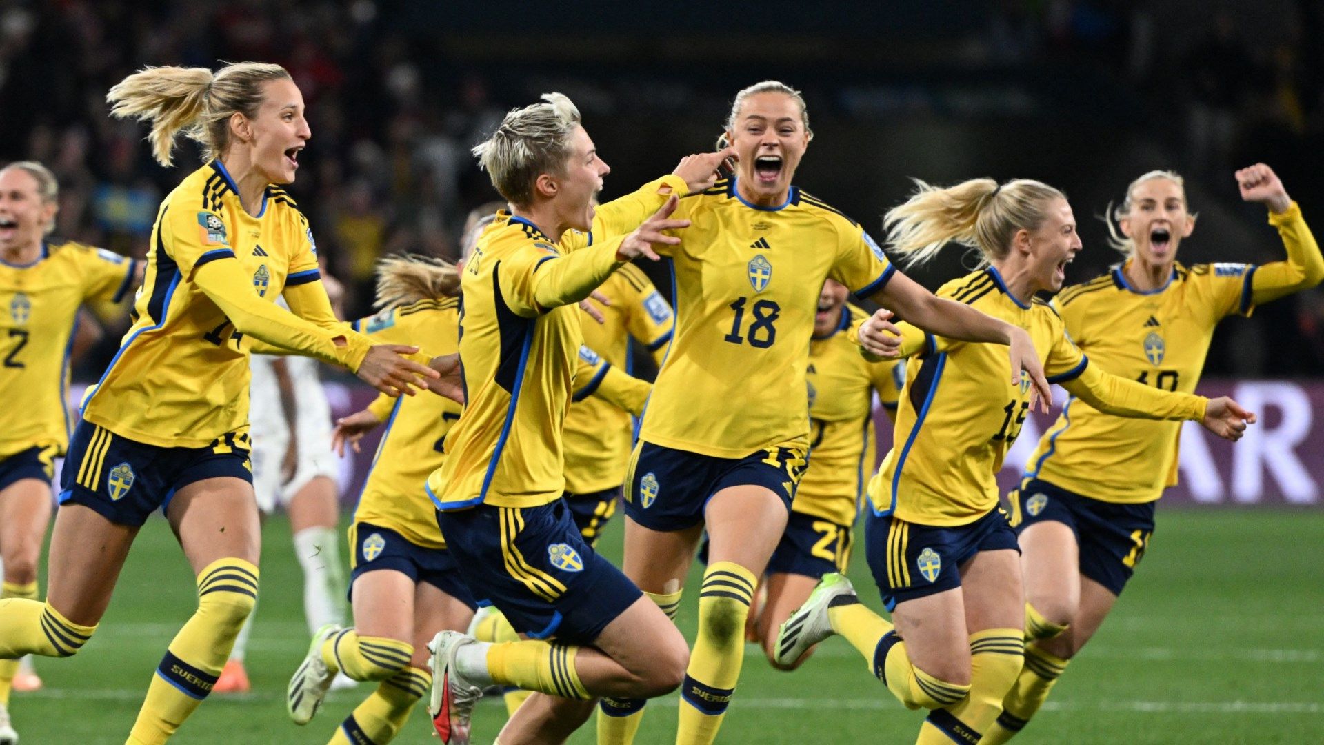 Sweden celebrate 2023
