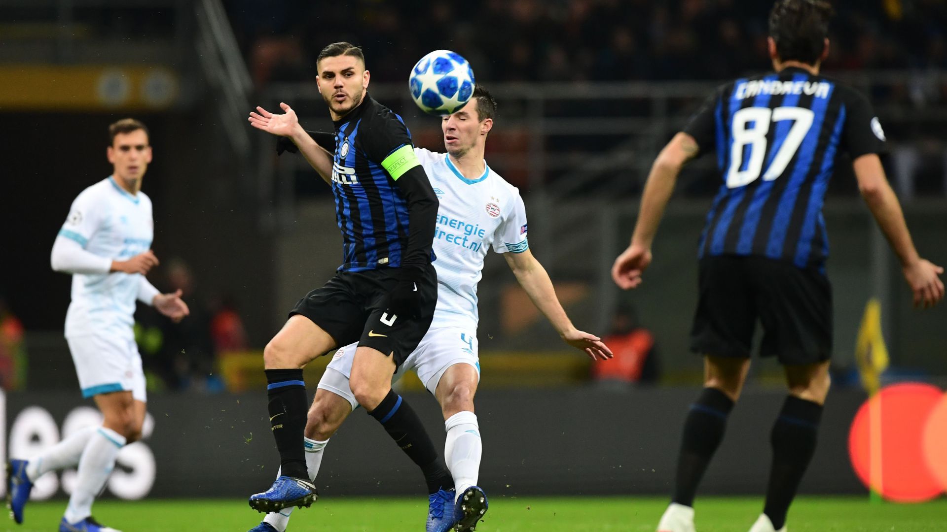 Mauro Icardi Inter PSV Champions League