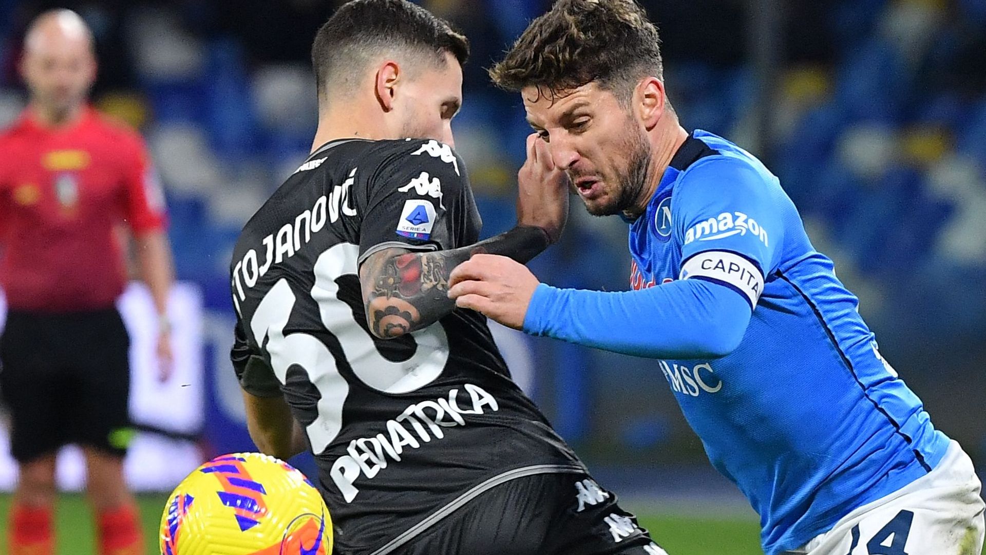 Mertens Stojanovic Napoli Empoli Serie A