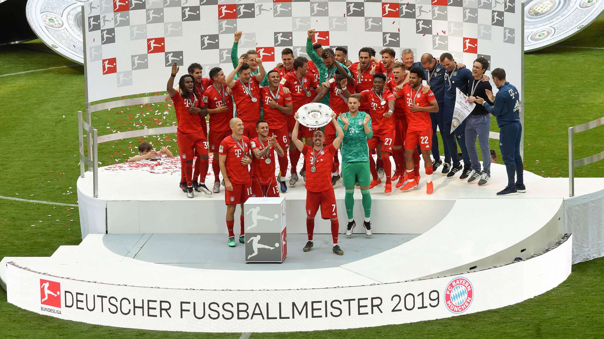 FC Bayern München Meisterfeier Bundesliga 18052019