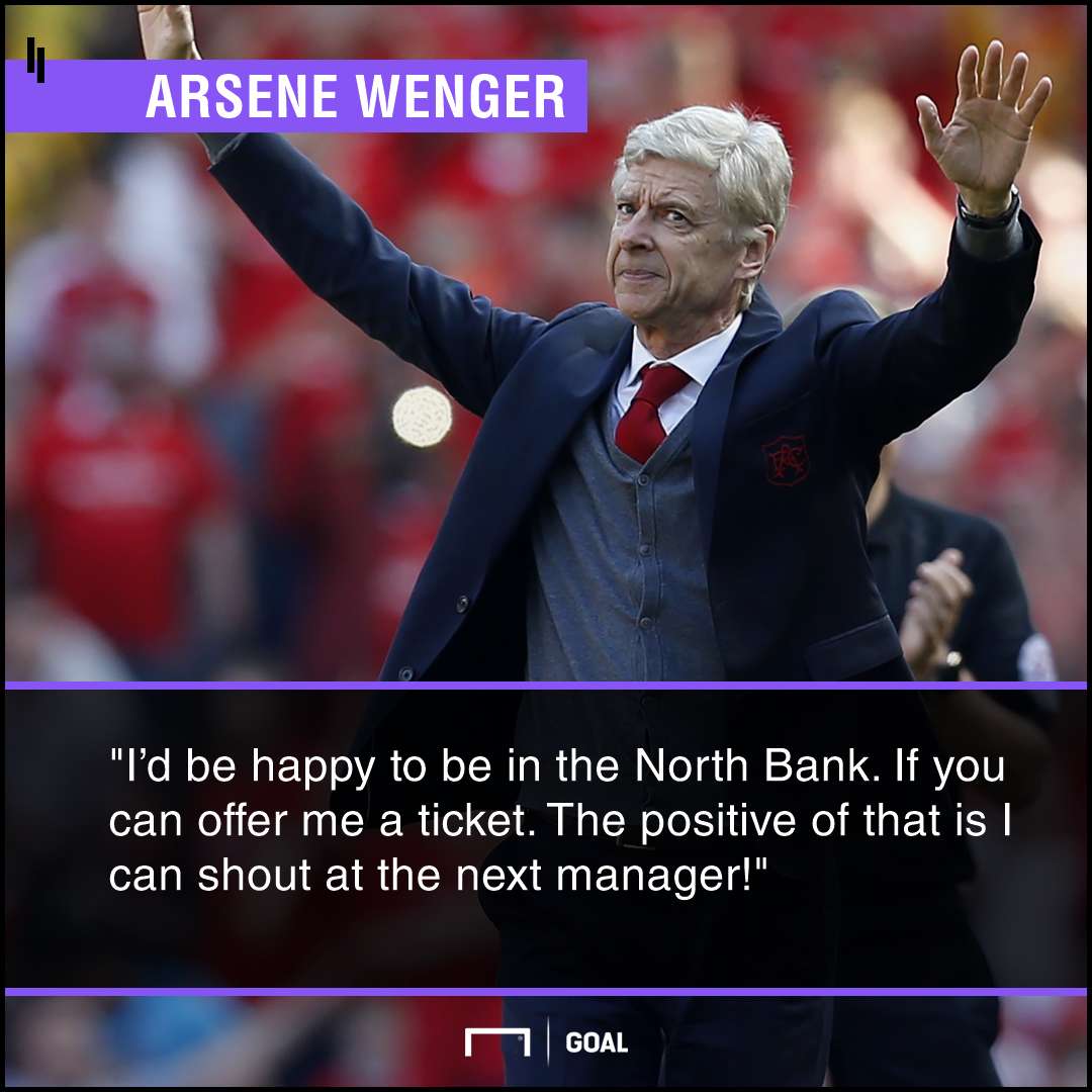 Arsene Wenger shout at next manager