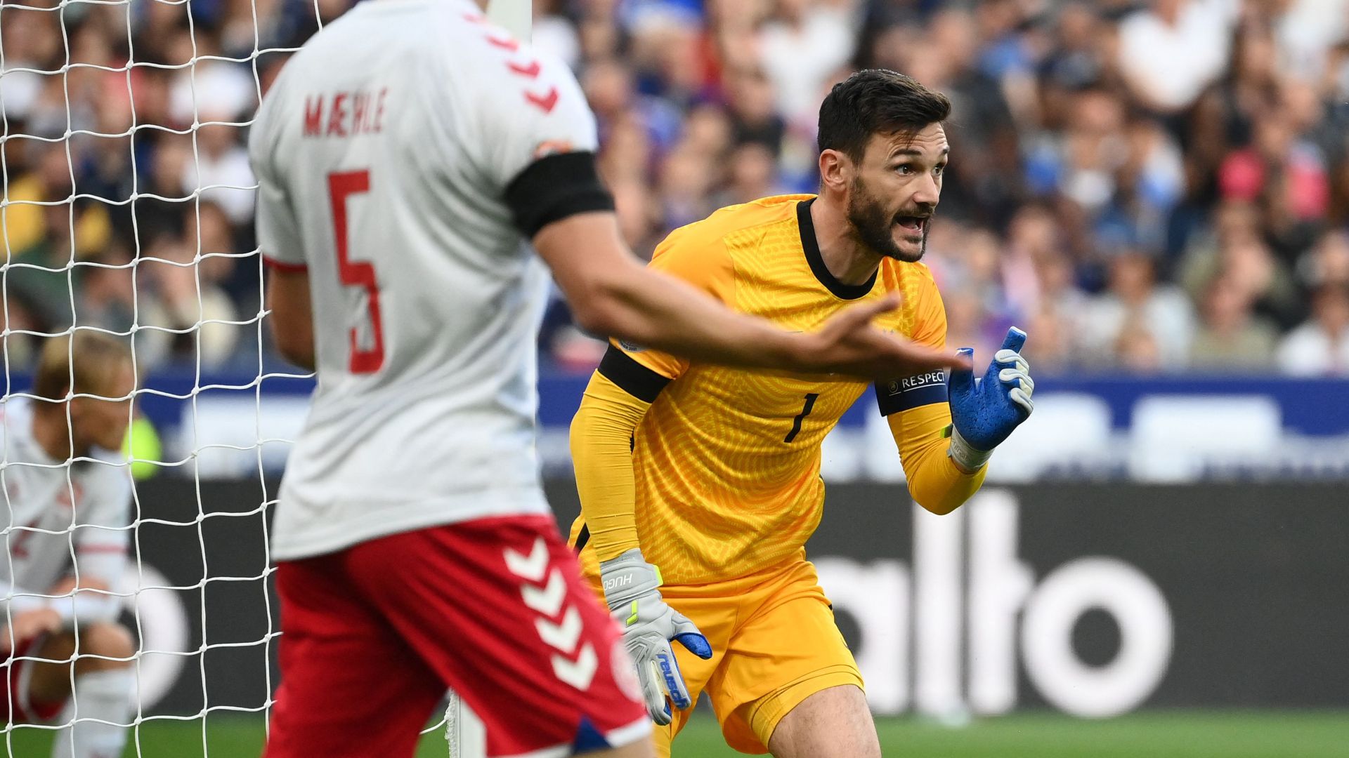 Hugo Lloris France Denmark Nations League