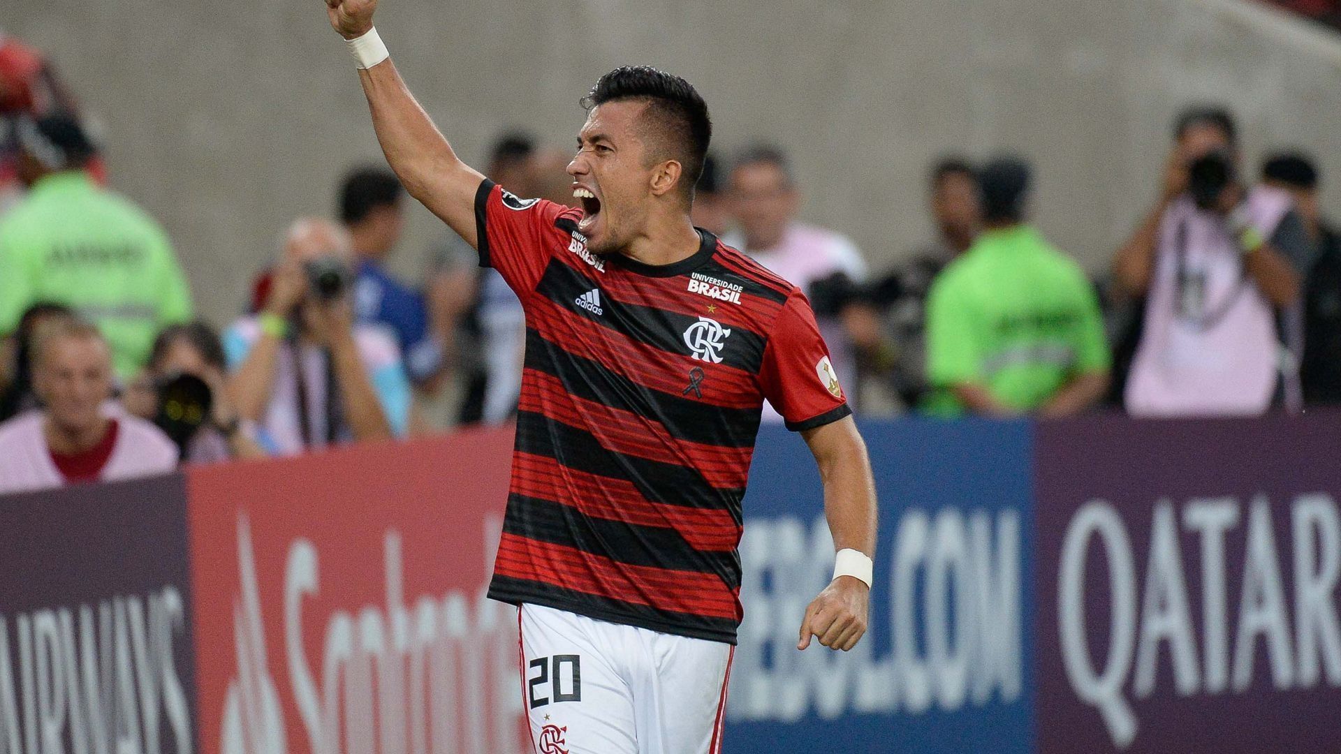 Fernando Uribe Flamengo LDU Quito Libertadores 13032019