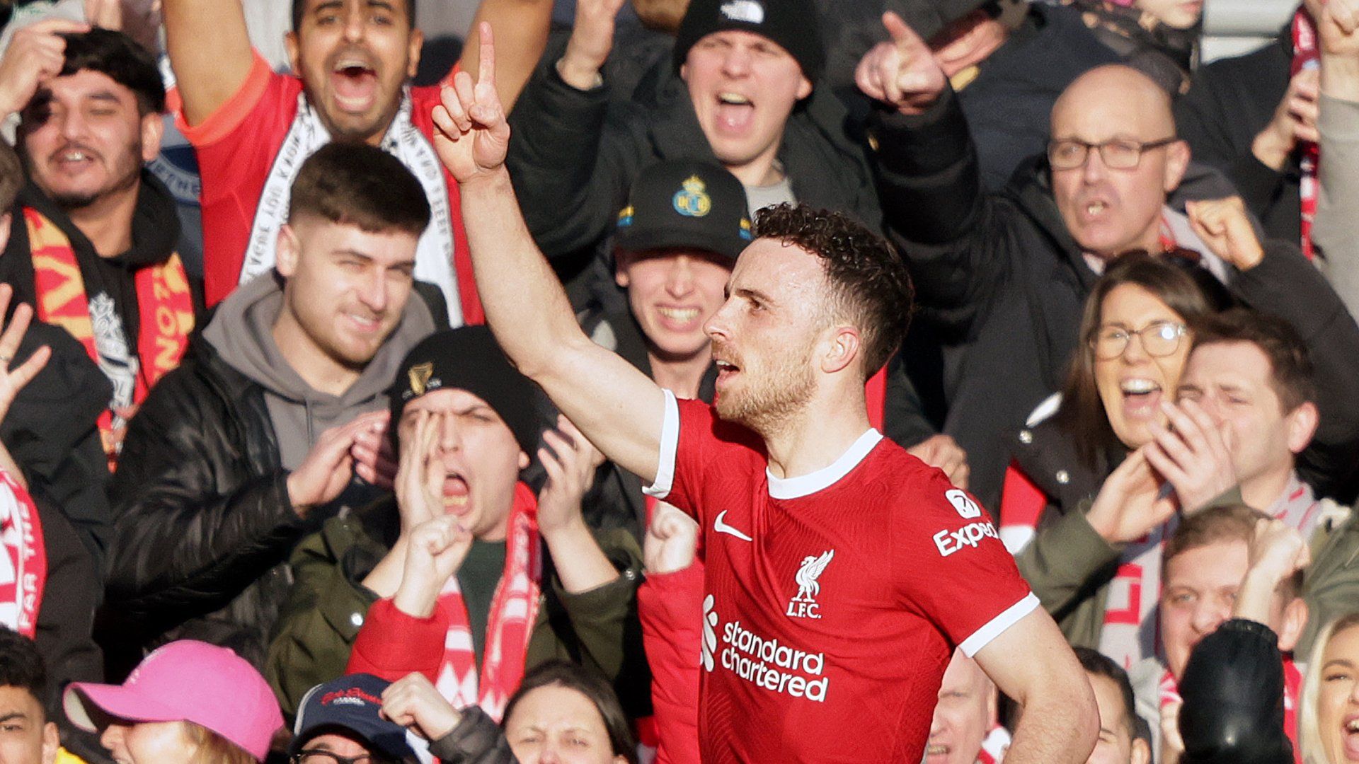 Diogo Jota Liverpool Burnley 2023-24