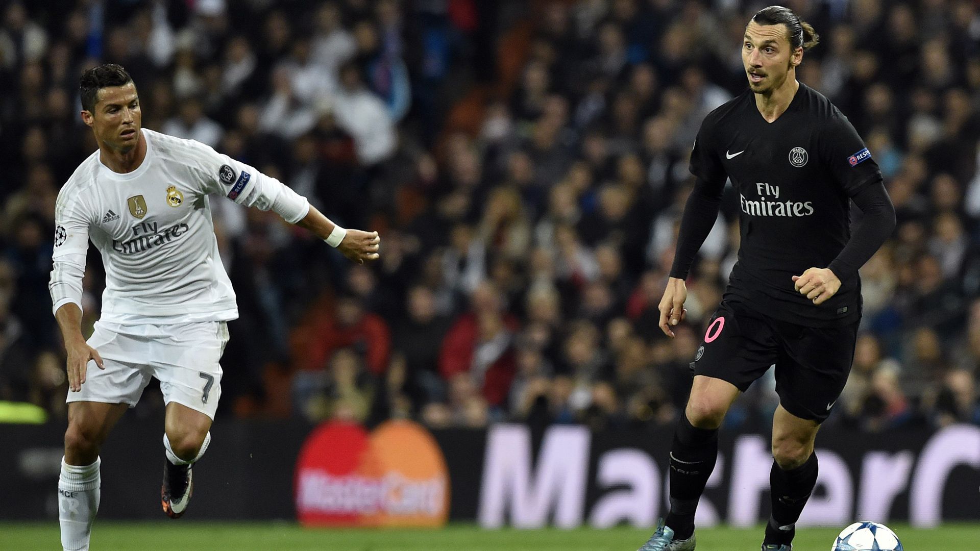 Cristiano Ronaldo Zlatan Ibrahimovic Real Madrid PSG Champions League 11.03.2015