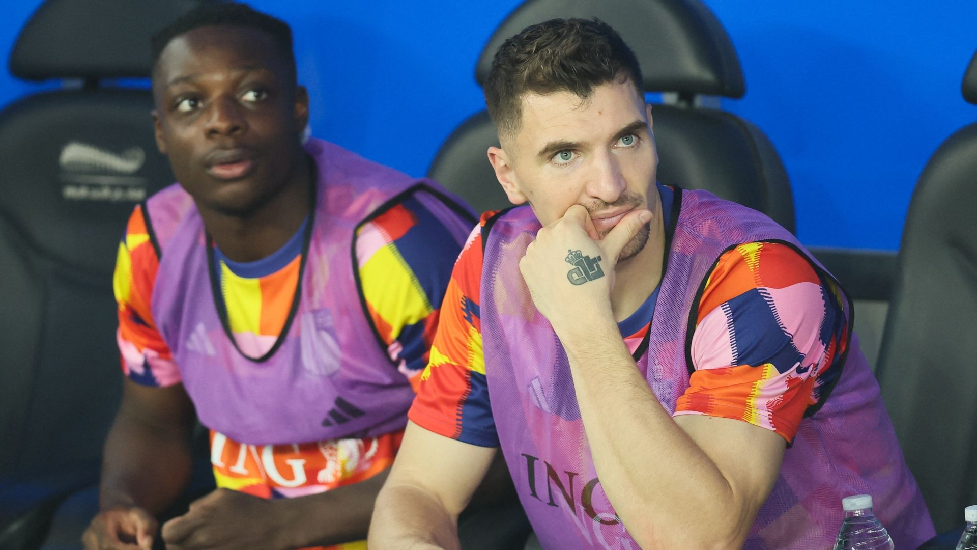 Thomas Meunier Belgium warm-up shirt