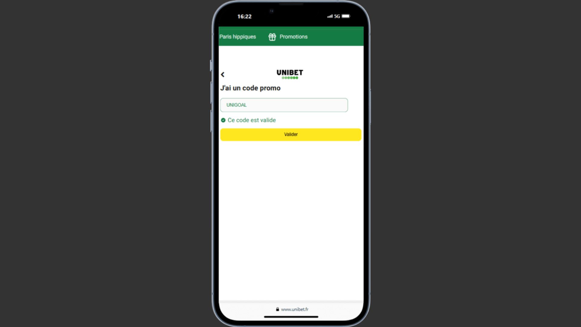 code promo unibet UNIGOAL