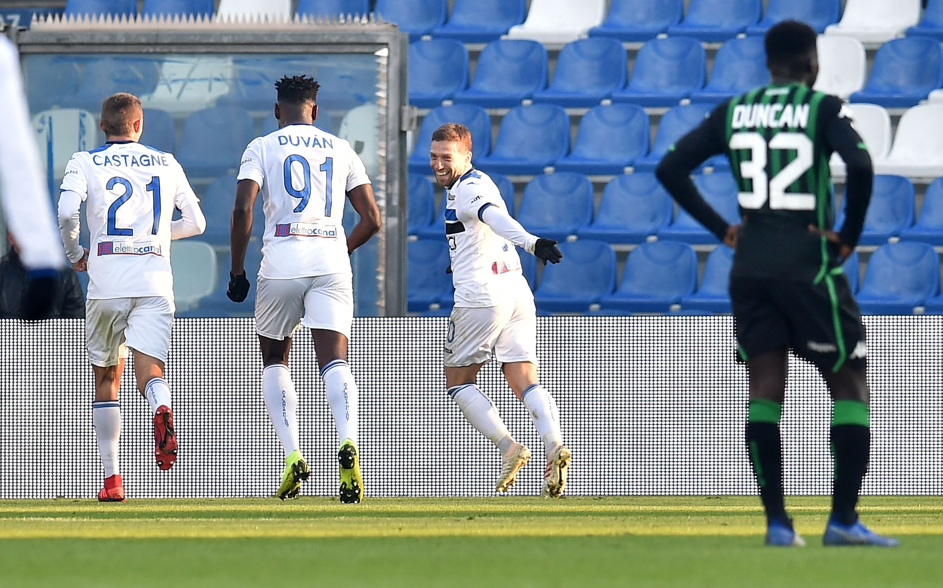Gomez atalanta celebration Sassuolo 29122018 serie a